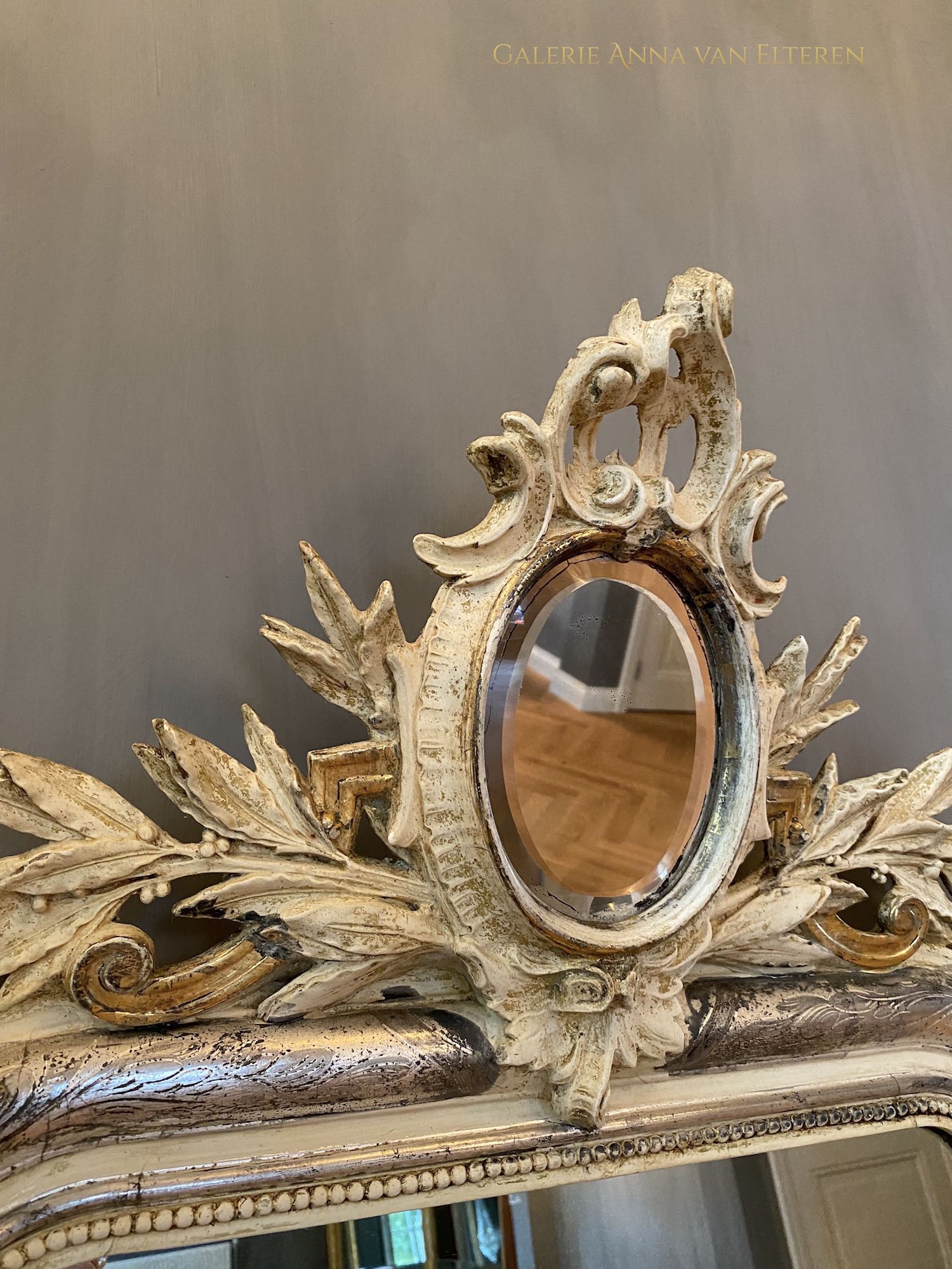 Pair of 19th c. French mirrors