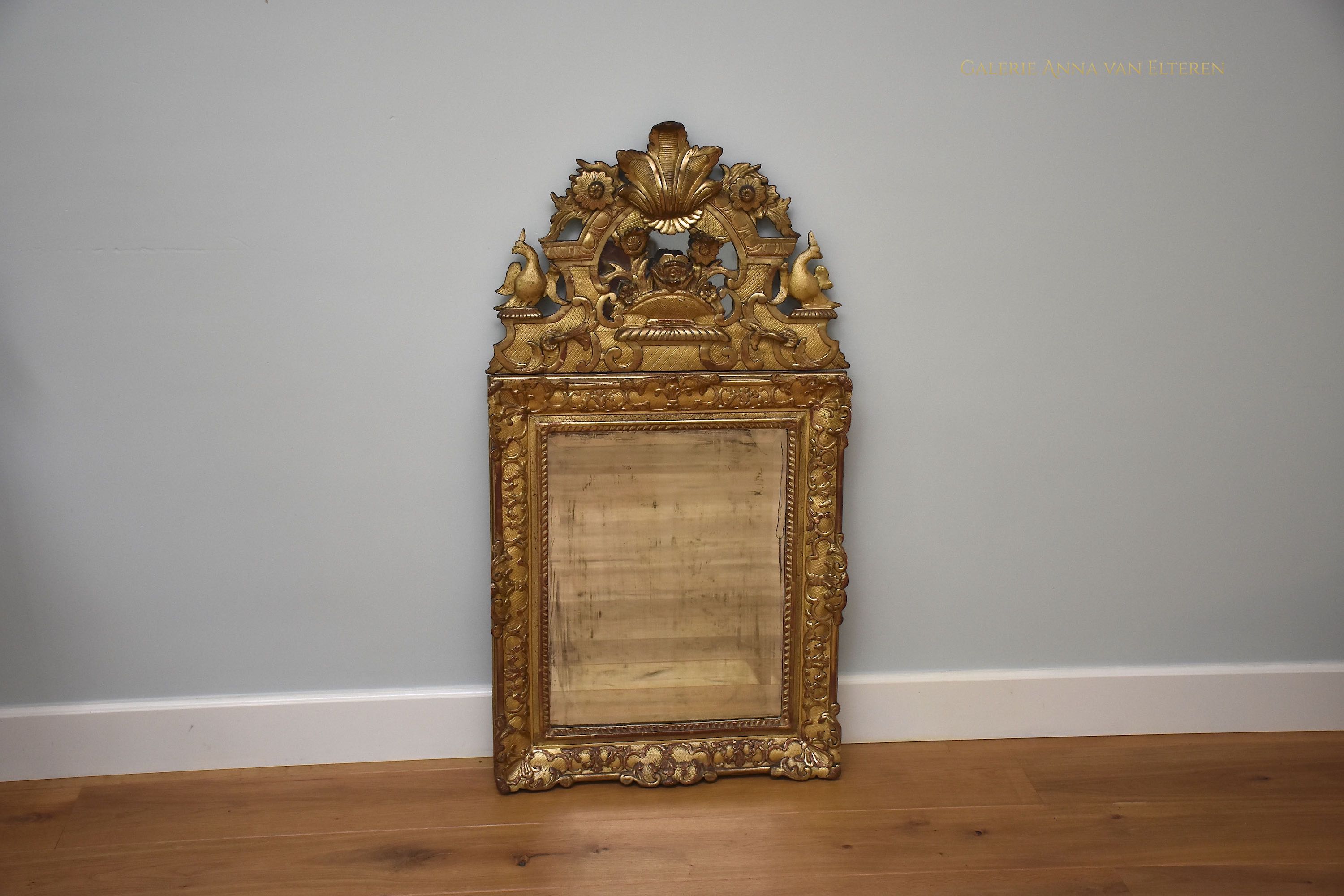 18. Jahrhundert französischer vergoldeter Spiegel