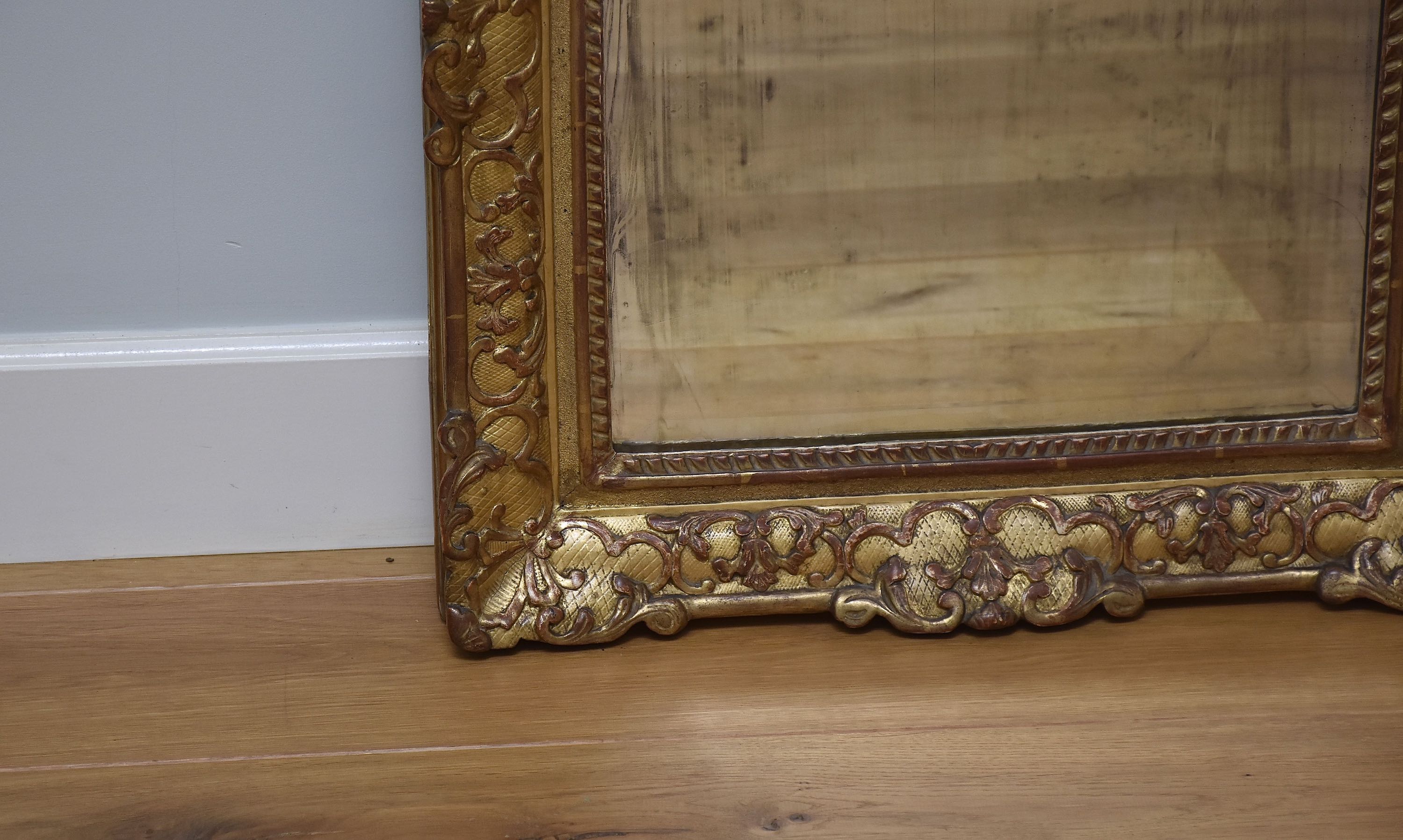 18. Jahrhundert französischer vergoldeter Spiegel