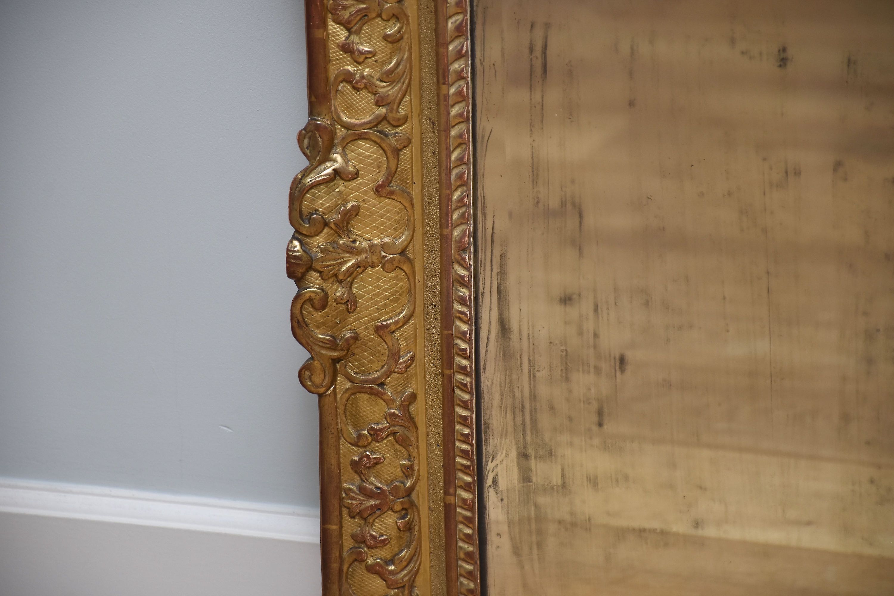 18. Jahrhundert französischer vergoldeter Spiegel