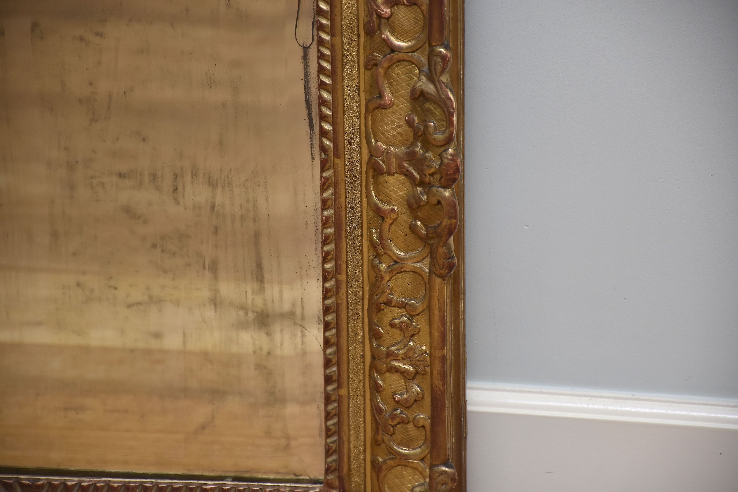 18. Jahrhundert französischer vergoldeter Spiegel