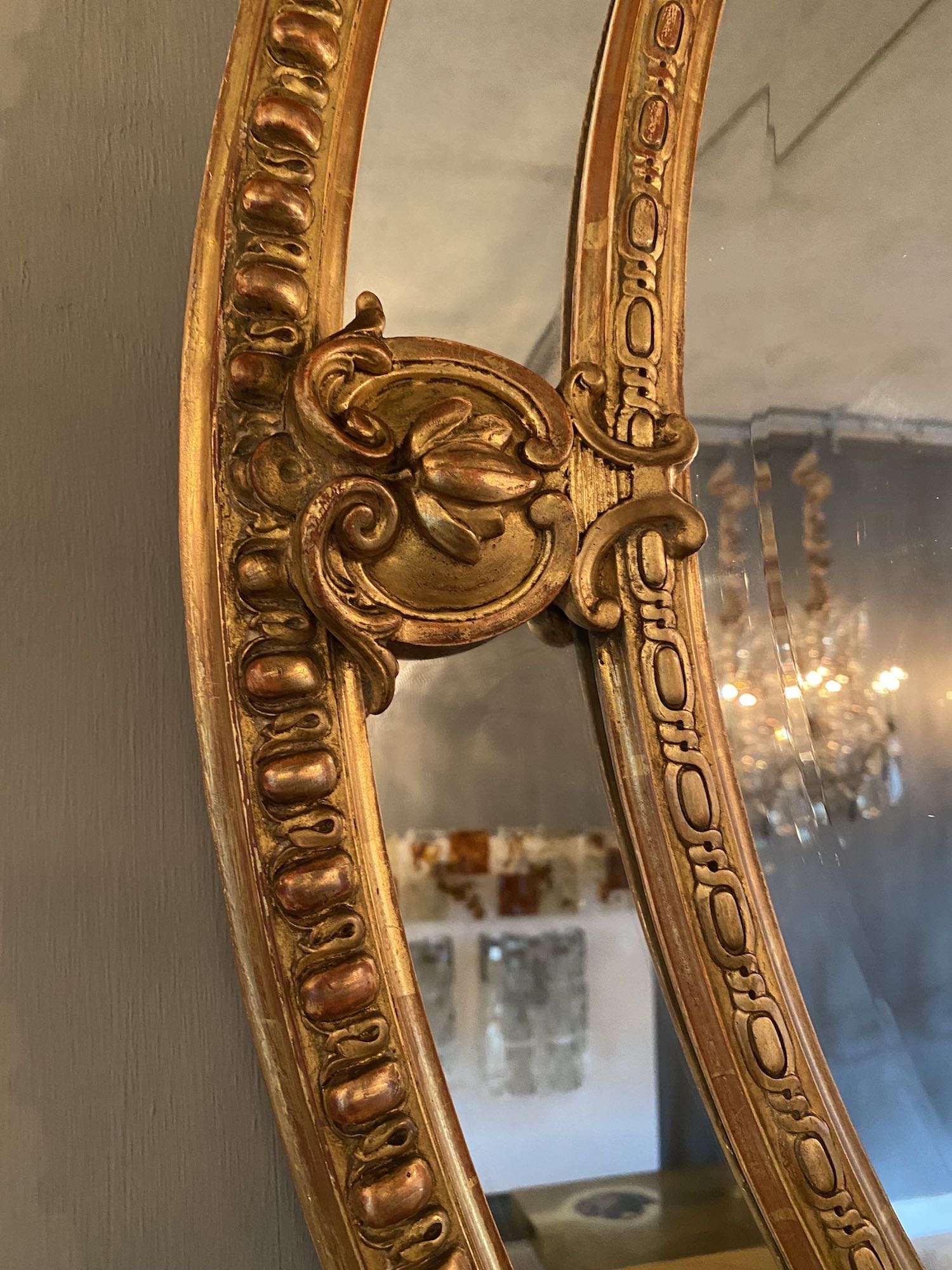 19th c. gilded mirror Napoleon III period