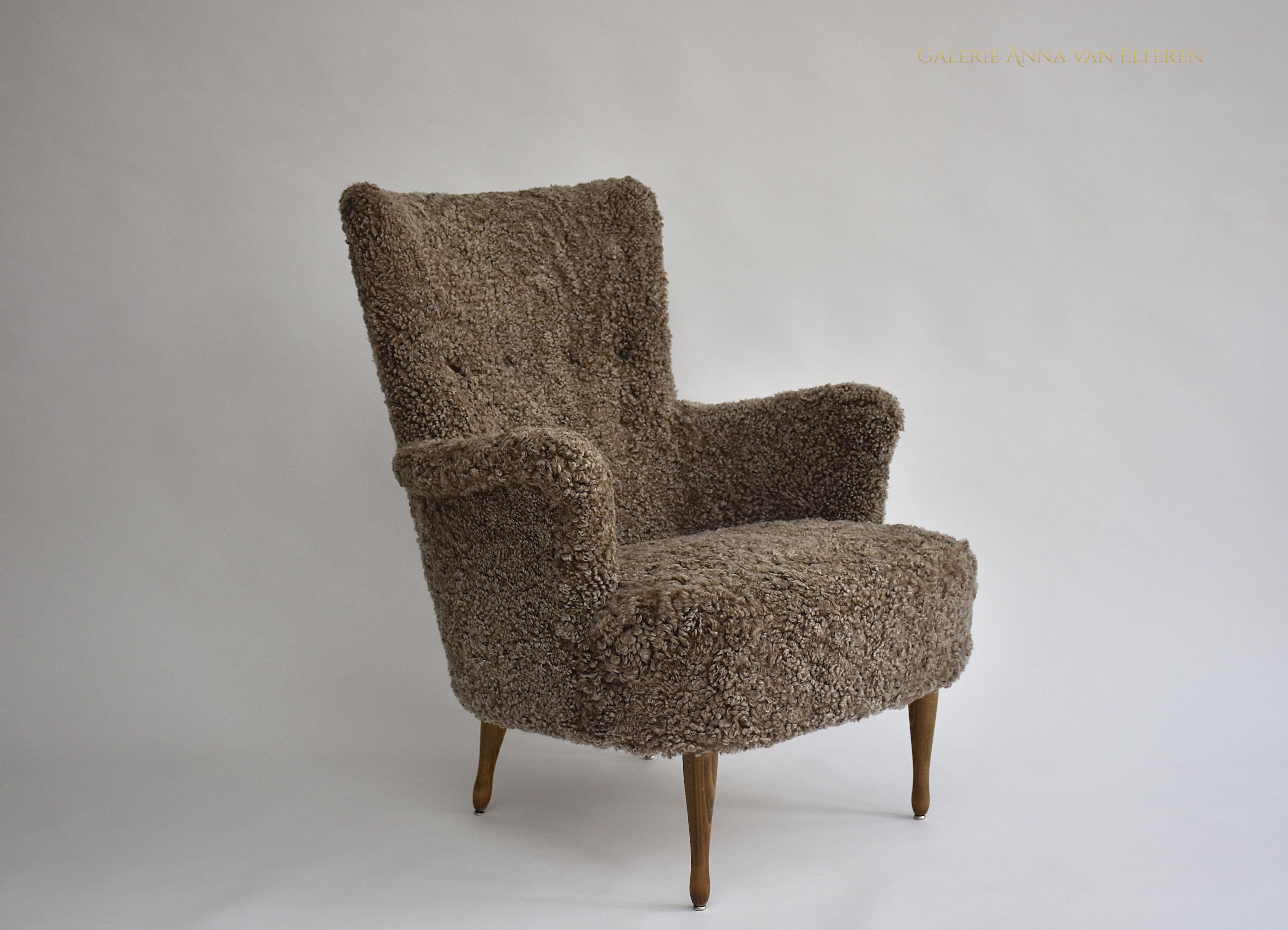 Scandinavisch moderne fauteuil 'Stora Furulid' van Carl Malmsten