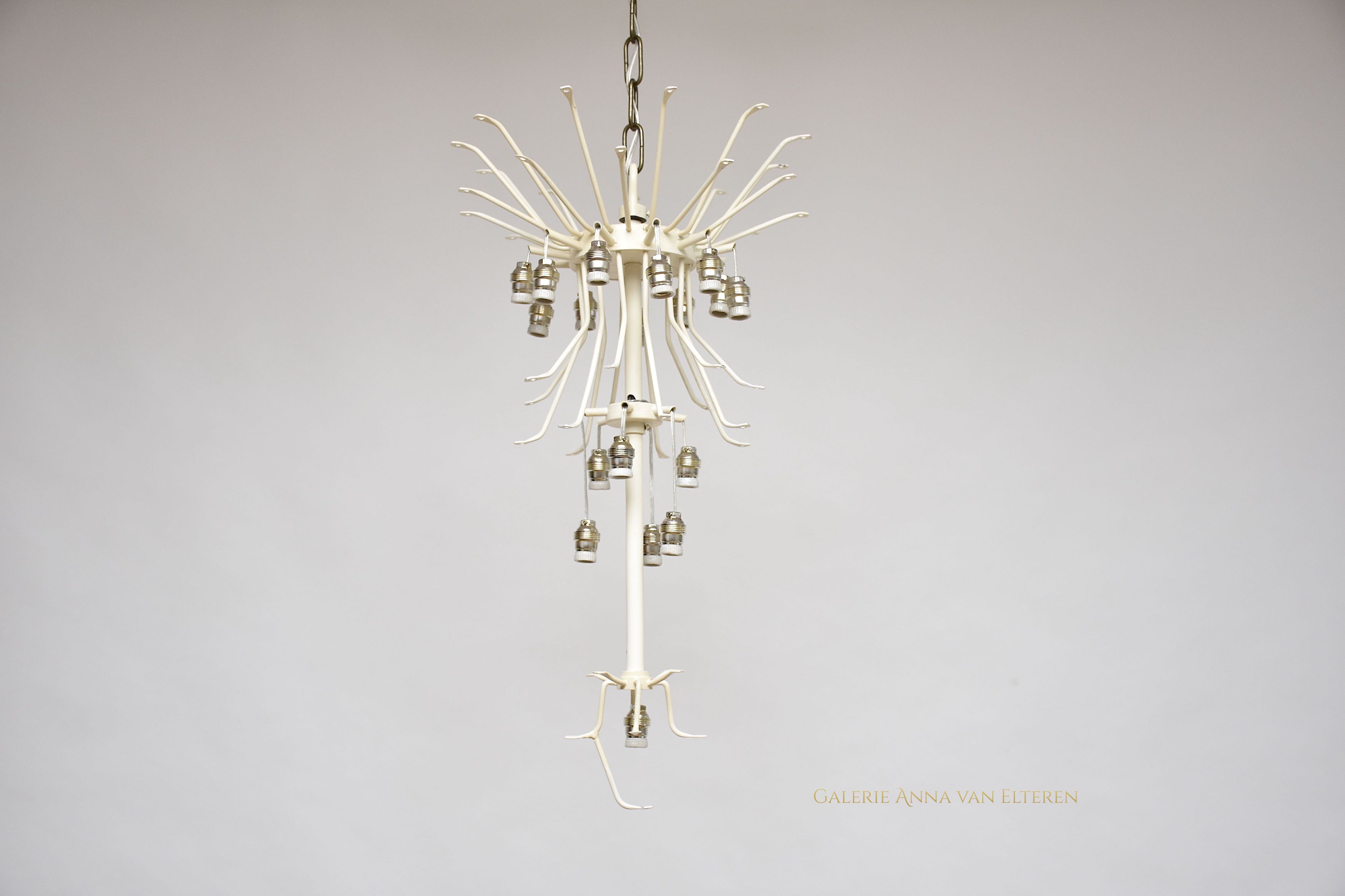 Mid-century chandelier 'Poliedri' by Carlo Scarpa for Venini Murano