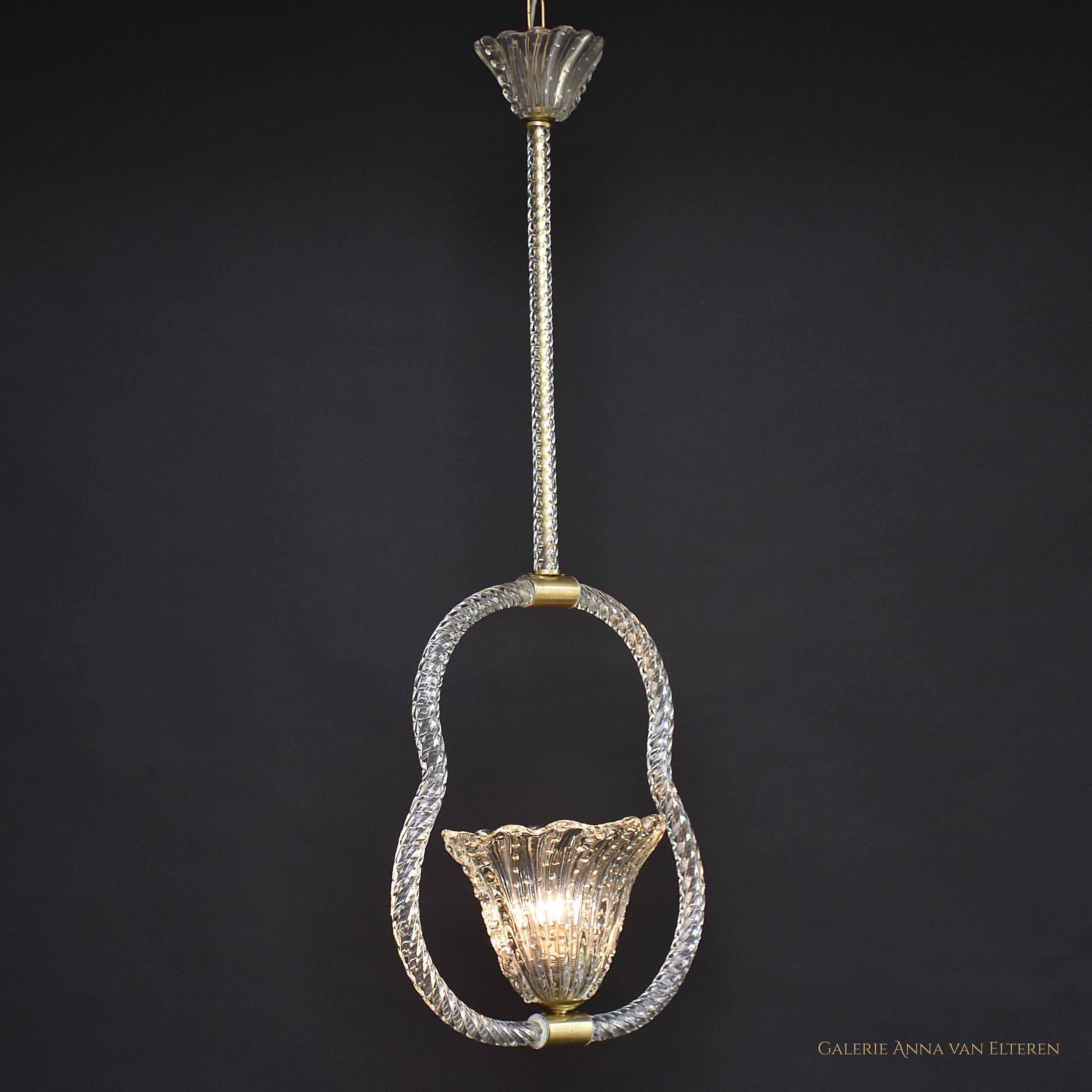 Barovier & Toso Murano glass chandelier