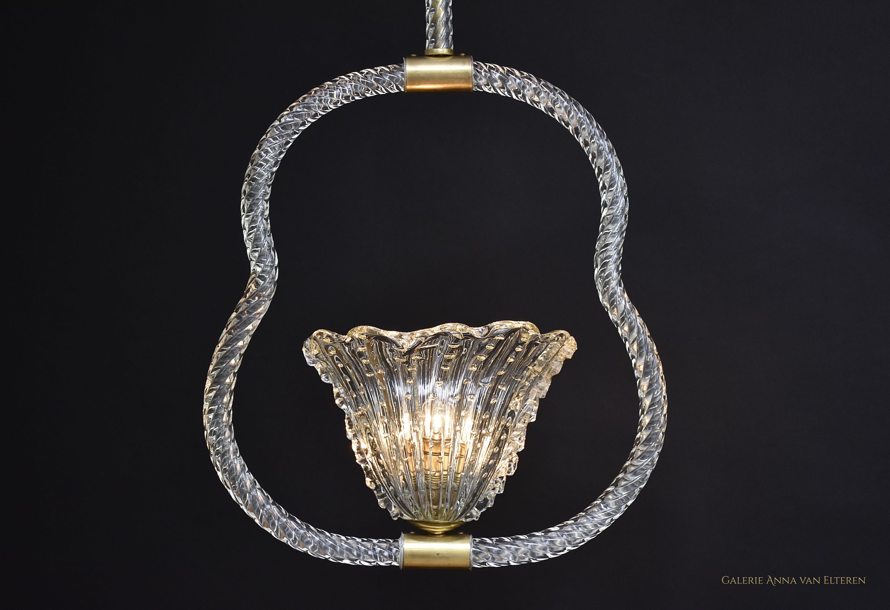 Barovier & Toso Murano glass chandelier