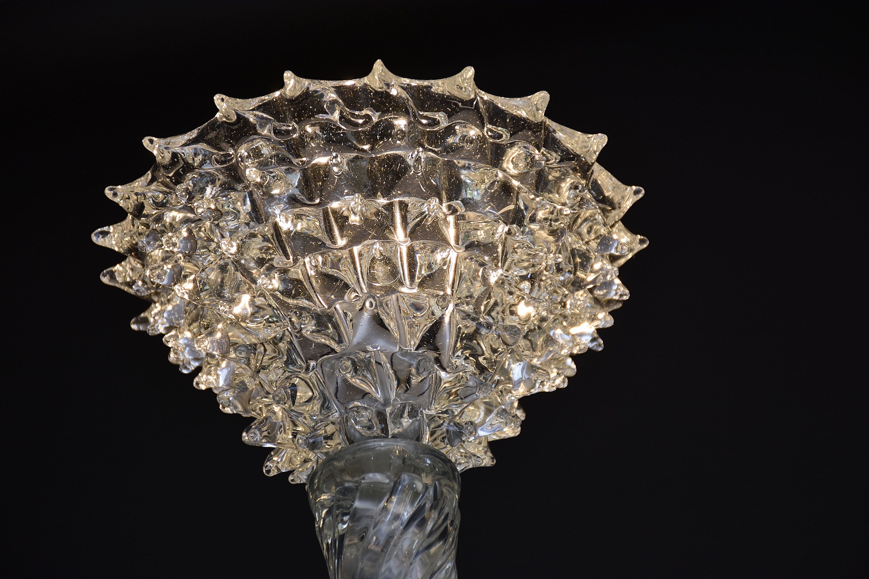 Mid-century Italian Murano chandelier 'Rostrato' by Barovier