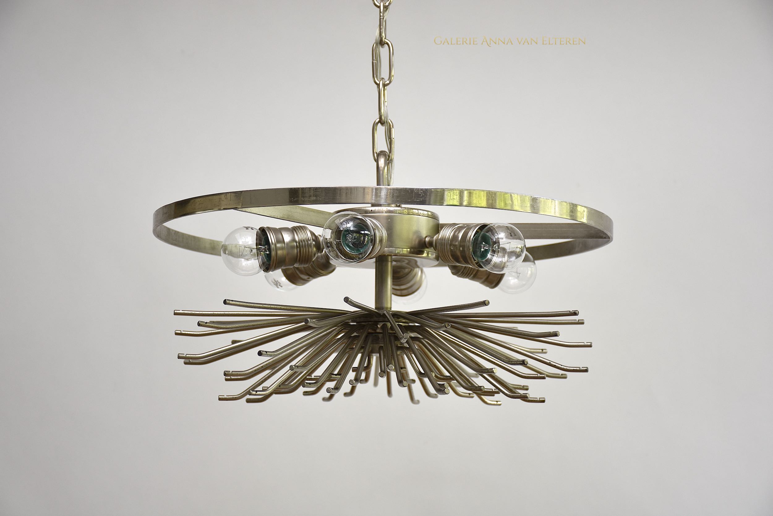 Venini Murano chandelier 'Trilobo' with 6 light