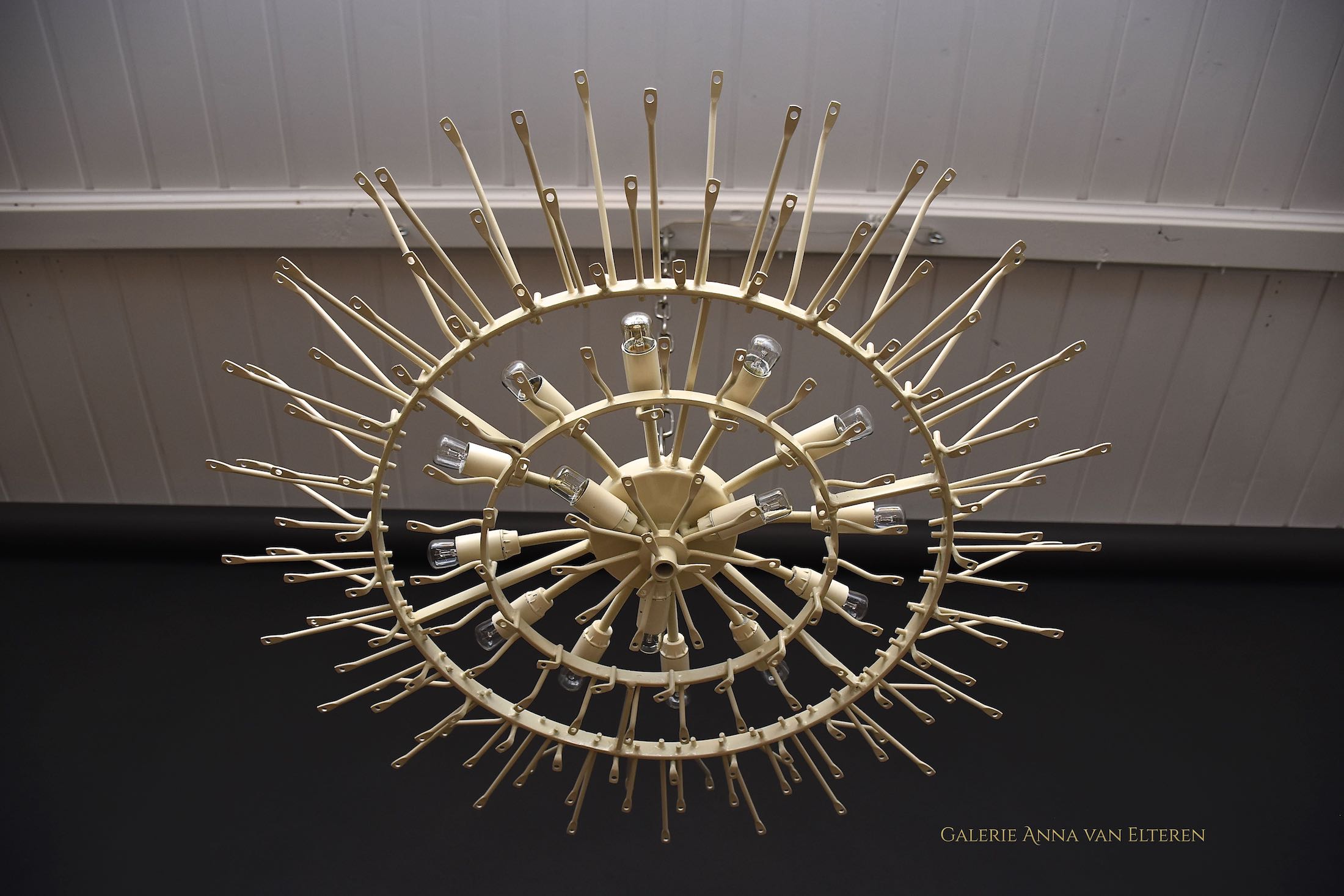 Large mid-century ceiling fixture by Carlo Scarpa for Venini Murano