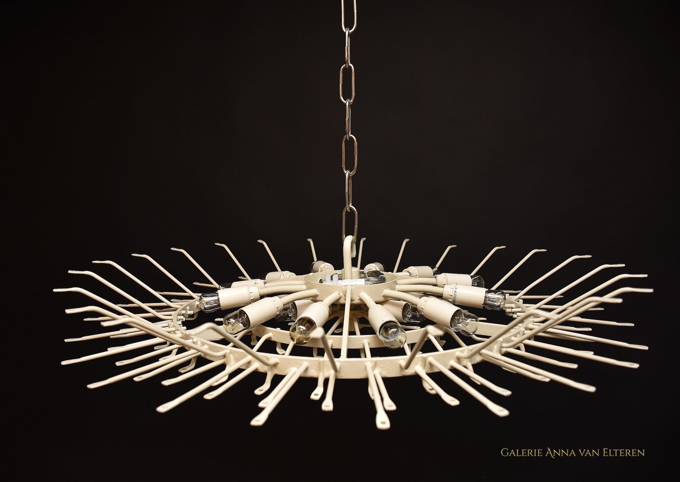 Large mid-century ceiling fixture by Carlo Scarpa for Venini Murano