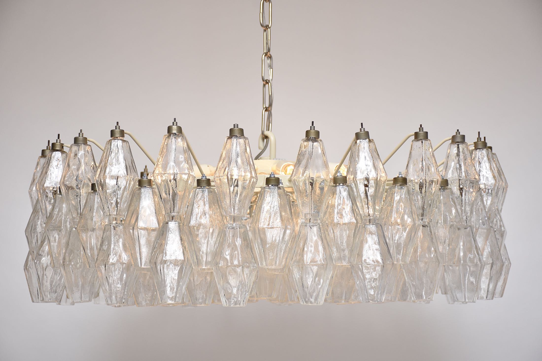 Large mid-century ceiling fixture by Carlo Scarpa for Venini Murano