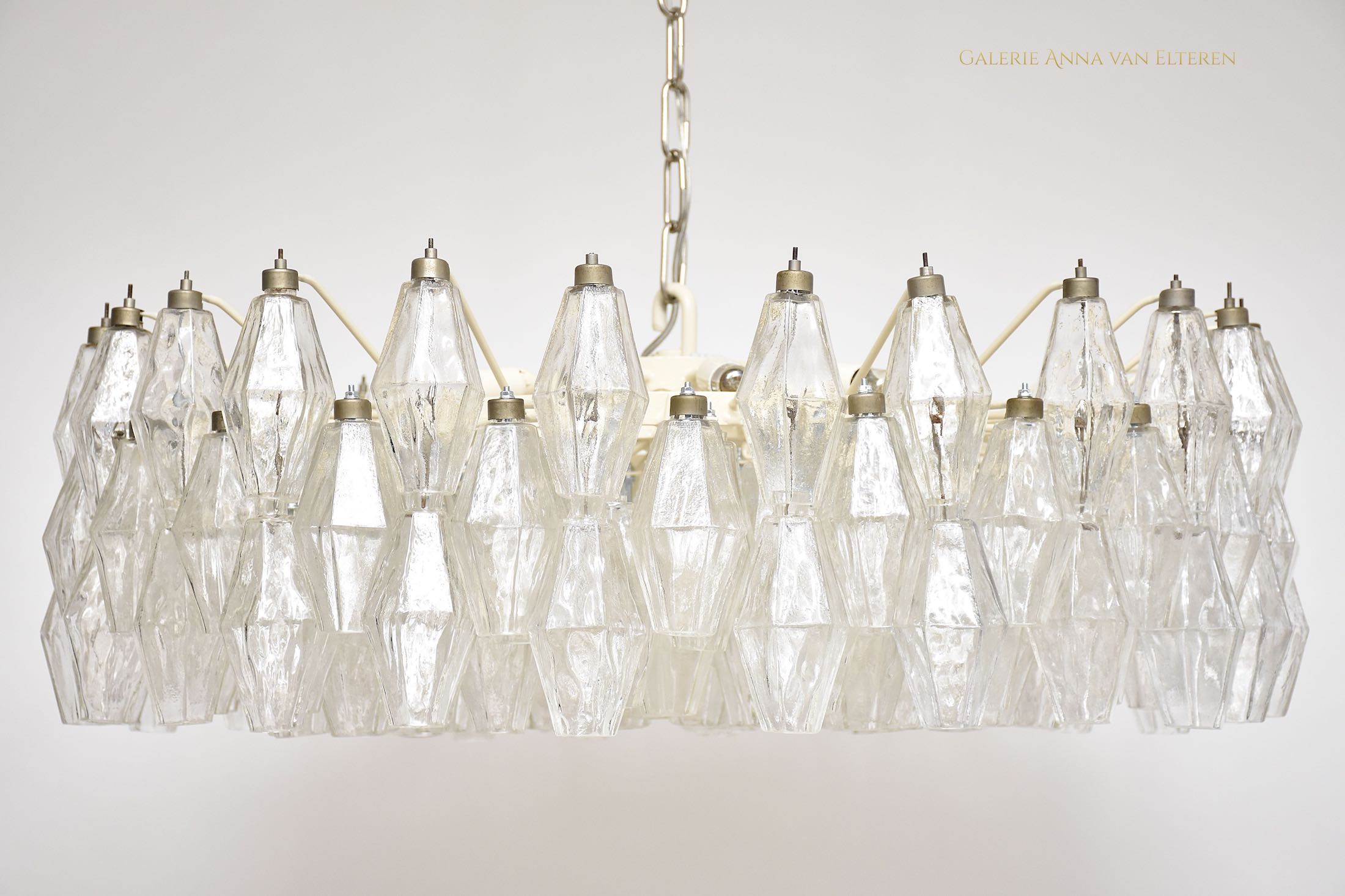 Large mid-century ceiling fixture by Carlo Scarpa for Venini Murano