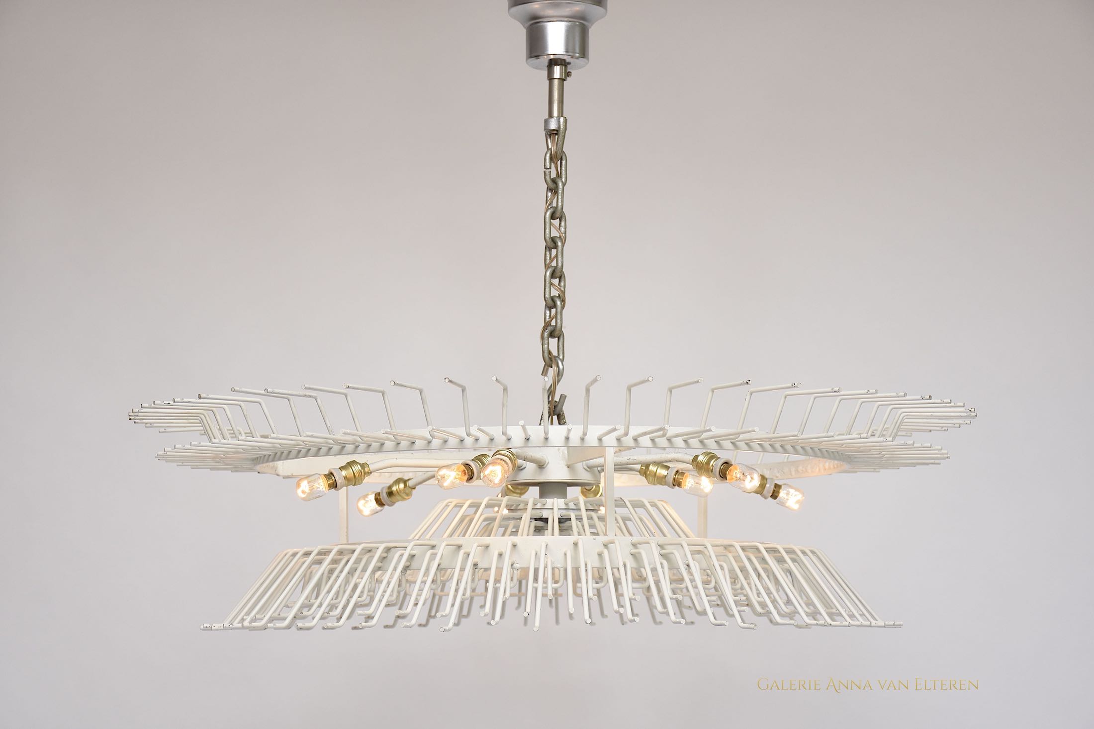 Large Murano chandelier by Venini