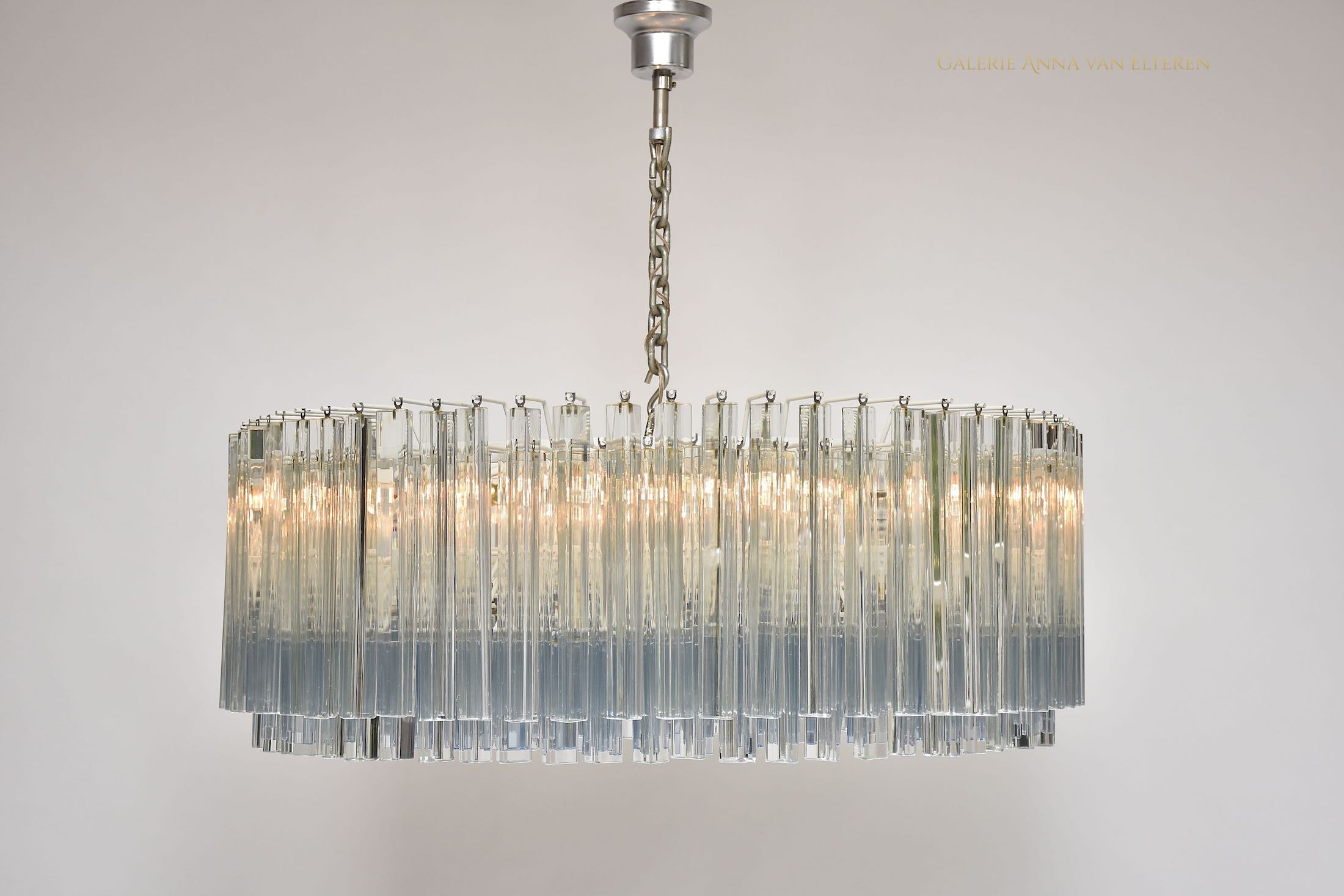 Large Murano chandelier by Venini