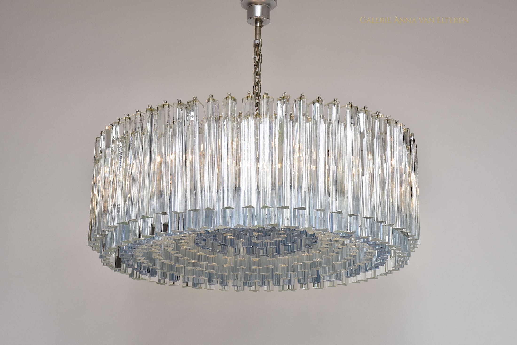 Large Murano chandelier by Venini