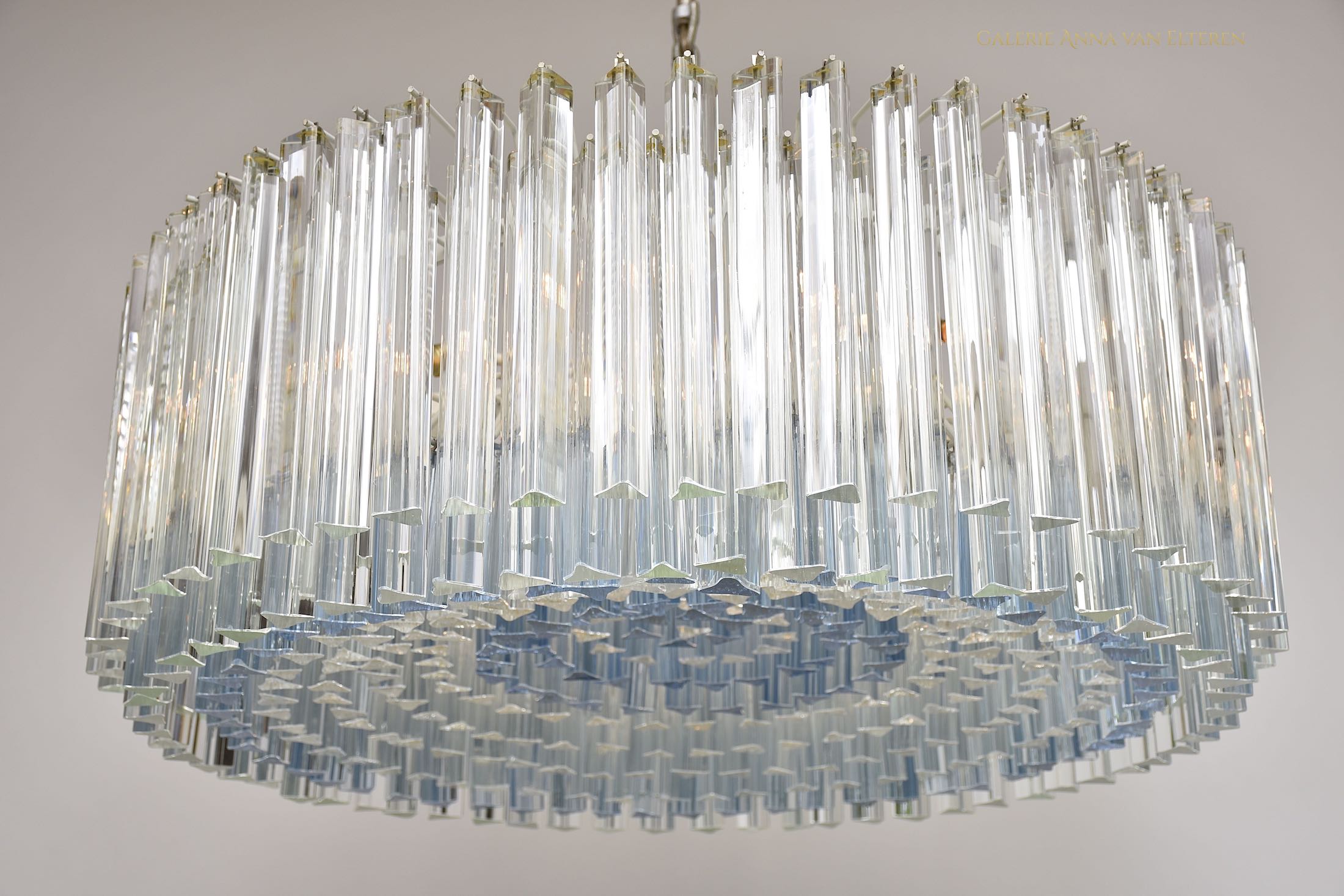 Large Murano chandelier by Venini