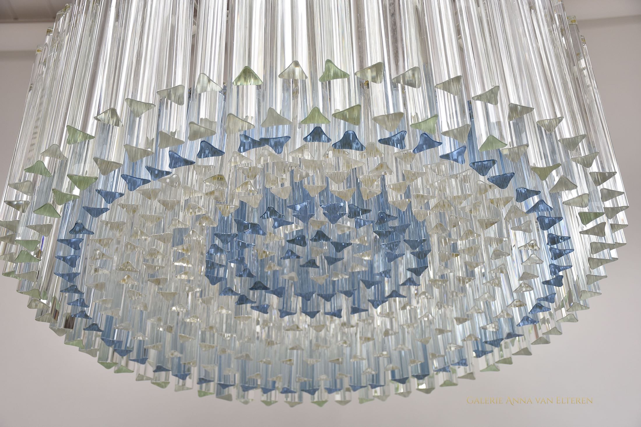 Large Murano chandelier by Venini