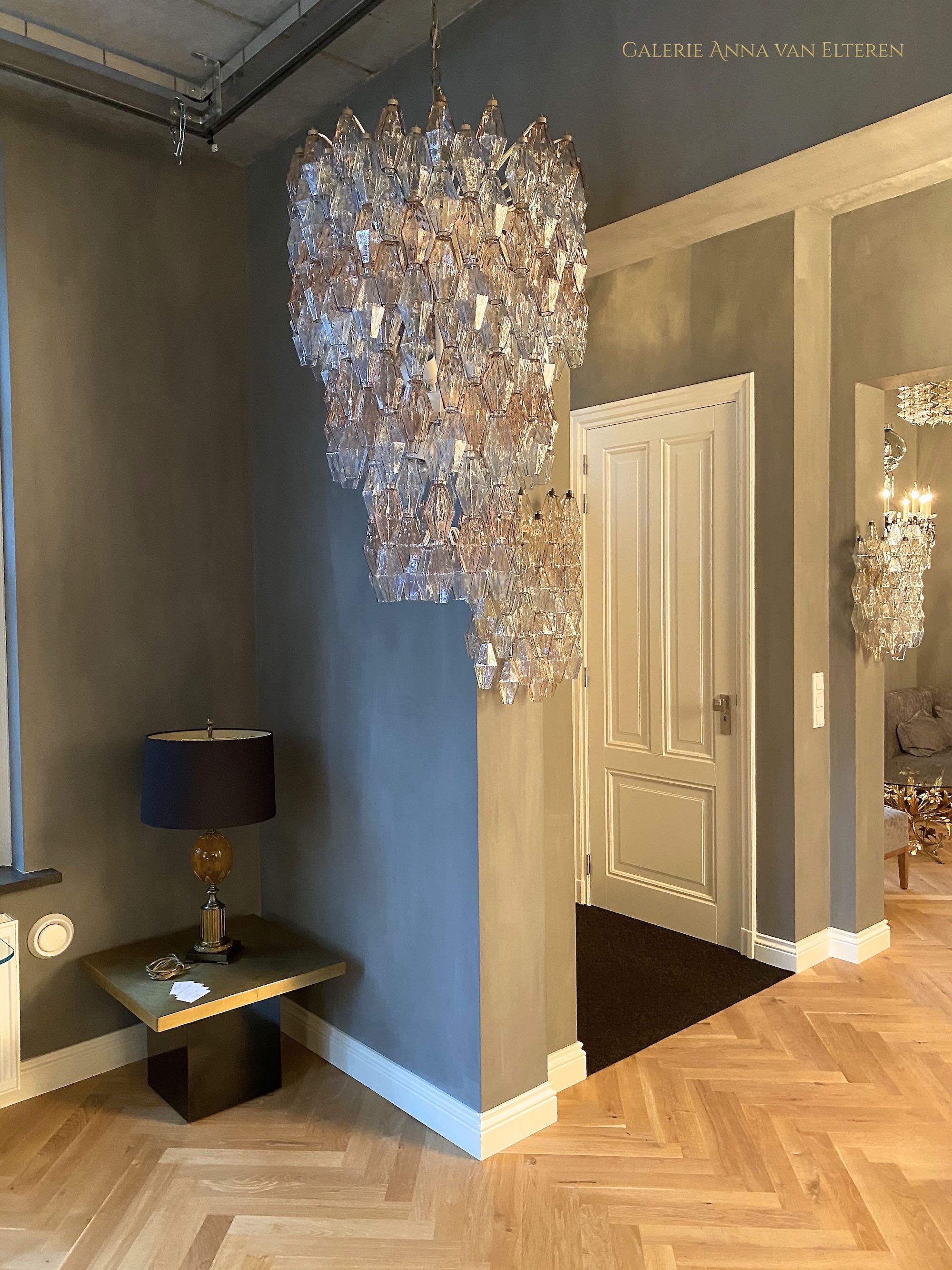 Large Murano chandelier by Venini