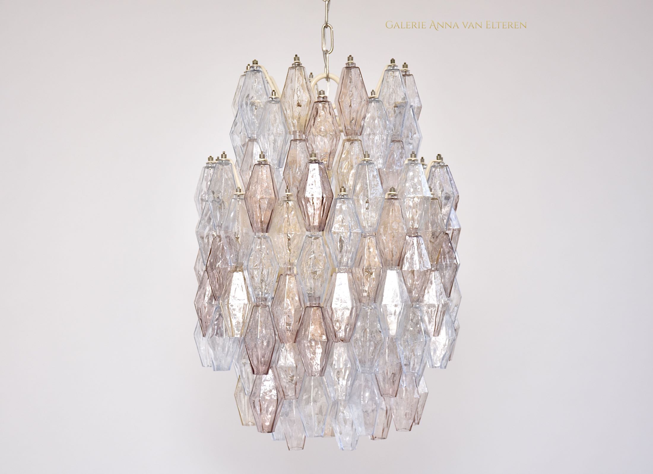 Mid-century Murano chandelier by Carlo Scarpa for Venini