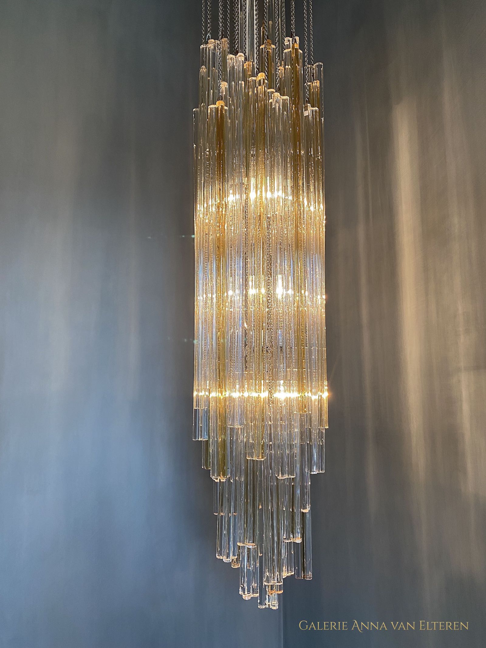 Mid-century Venini Murano chandelier