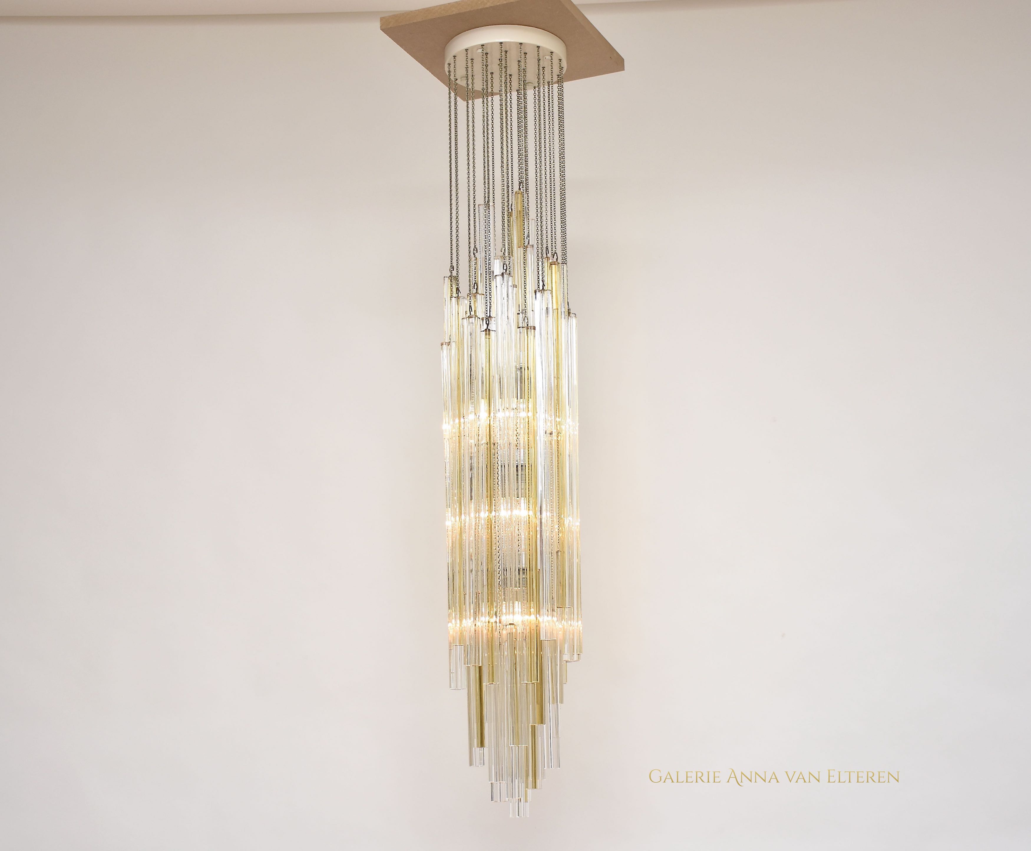 Mid-century Venini Murano chandelier