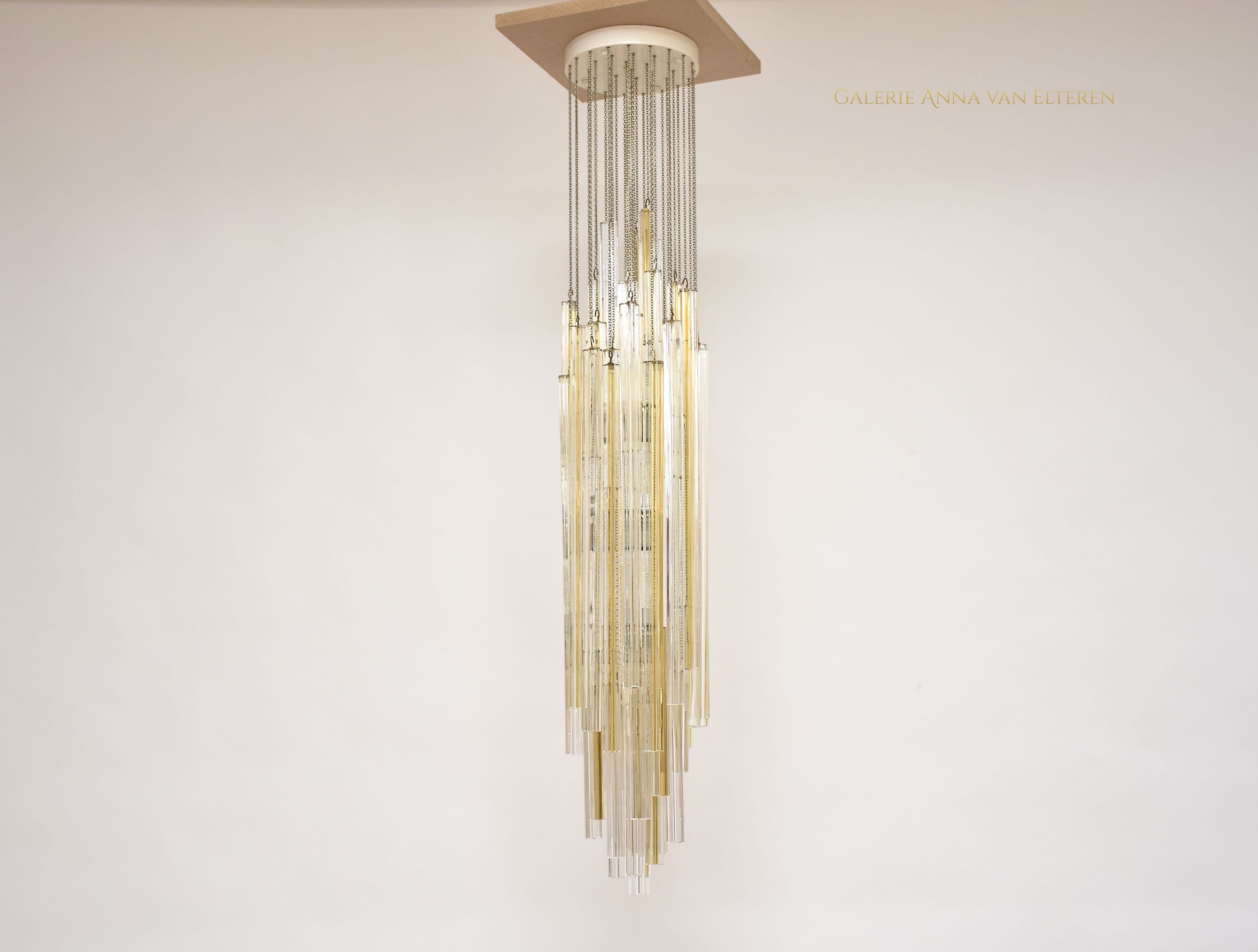 Mid-century Venini Murano chandelier