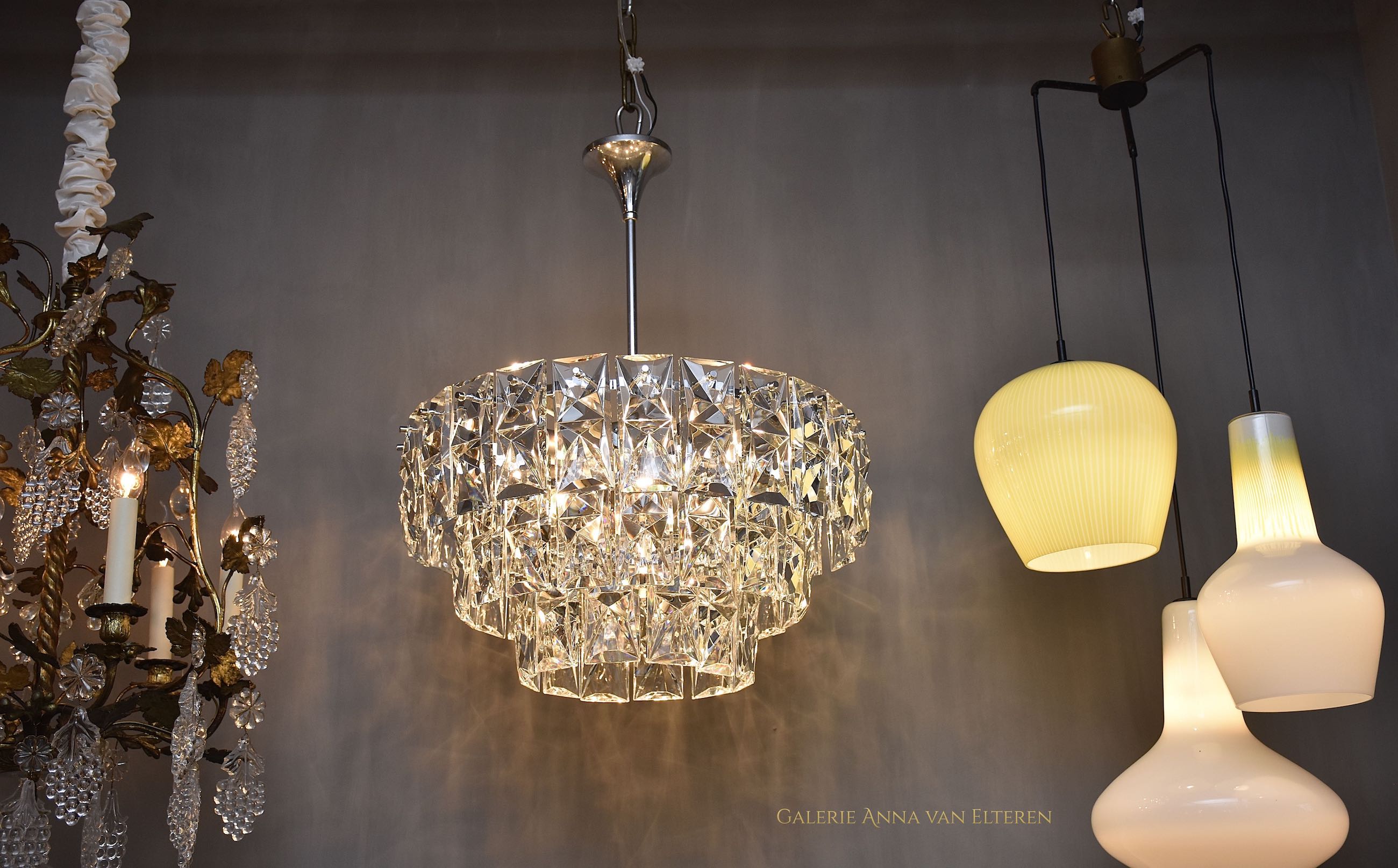 Mid-century chandelier by Kinkeldey