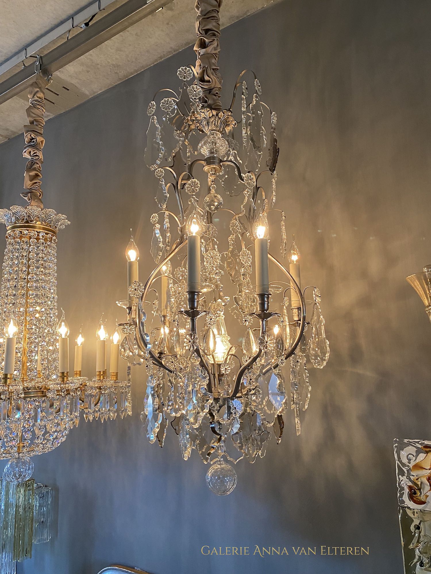 French crystal chandelier