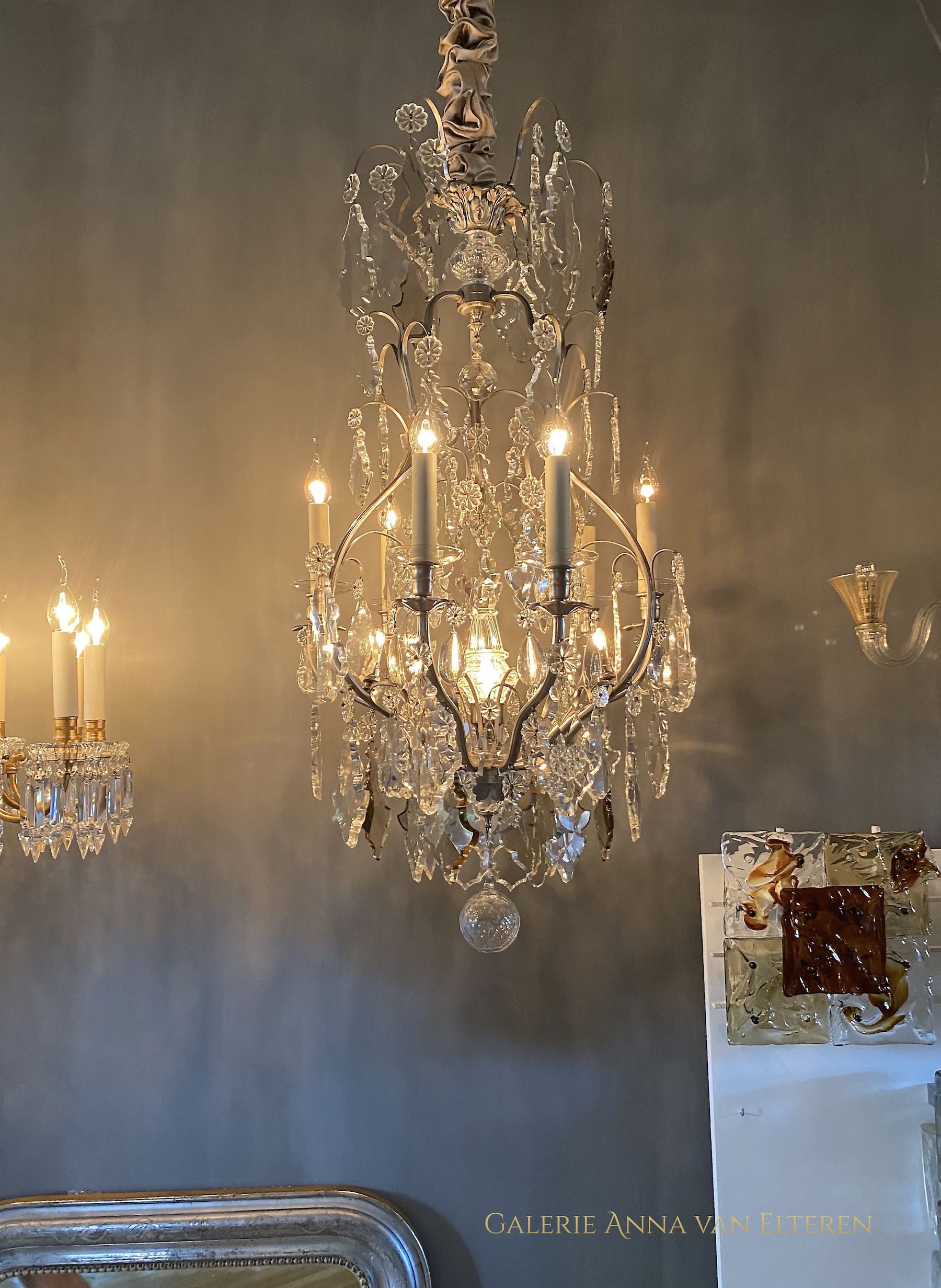 French crystal chandelier