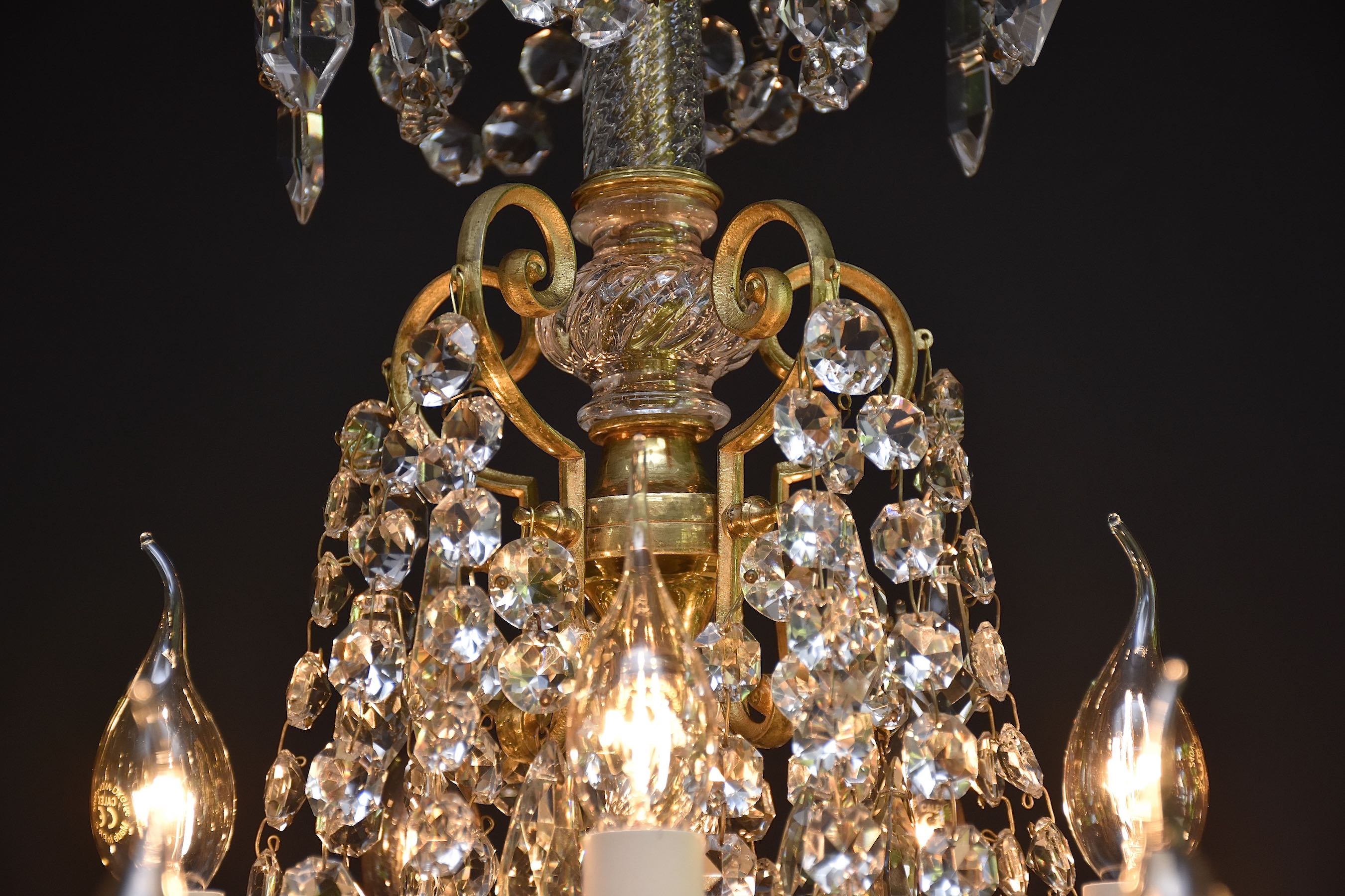 Antiker französischer Leuchter im Stil von Louis XVI