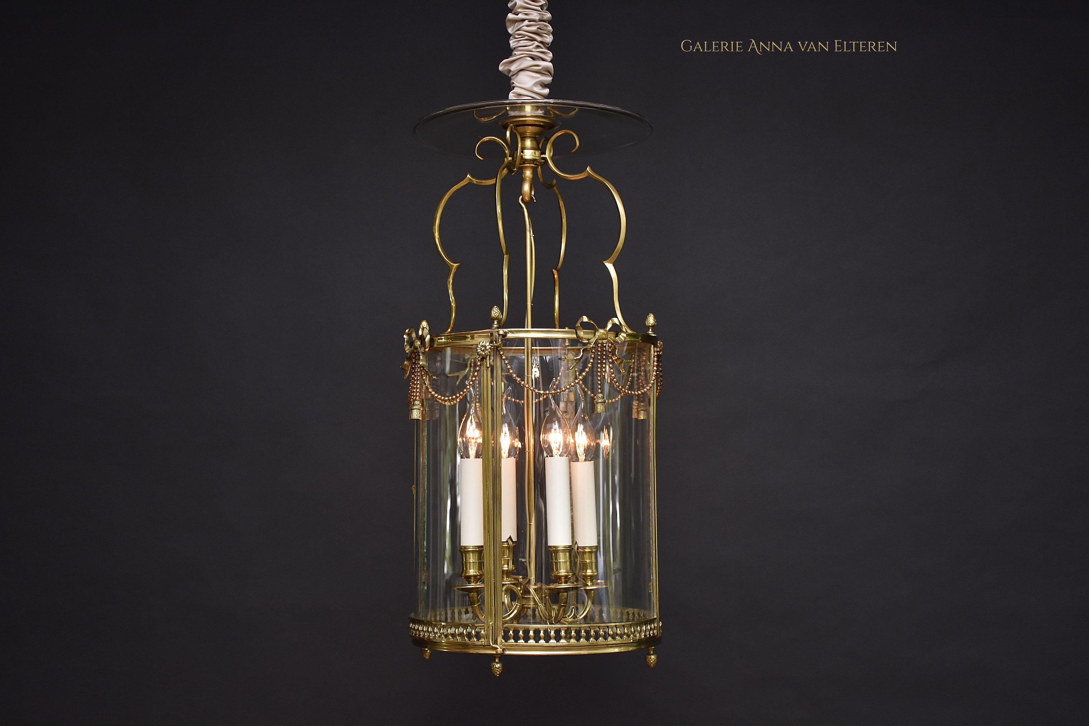 19th c. French lantern in the style of Louis XVI