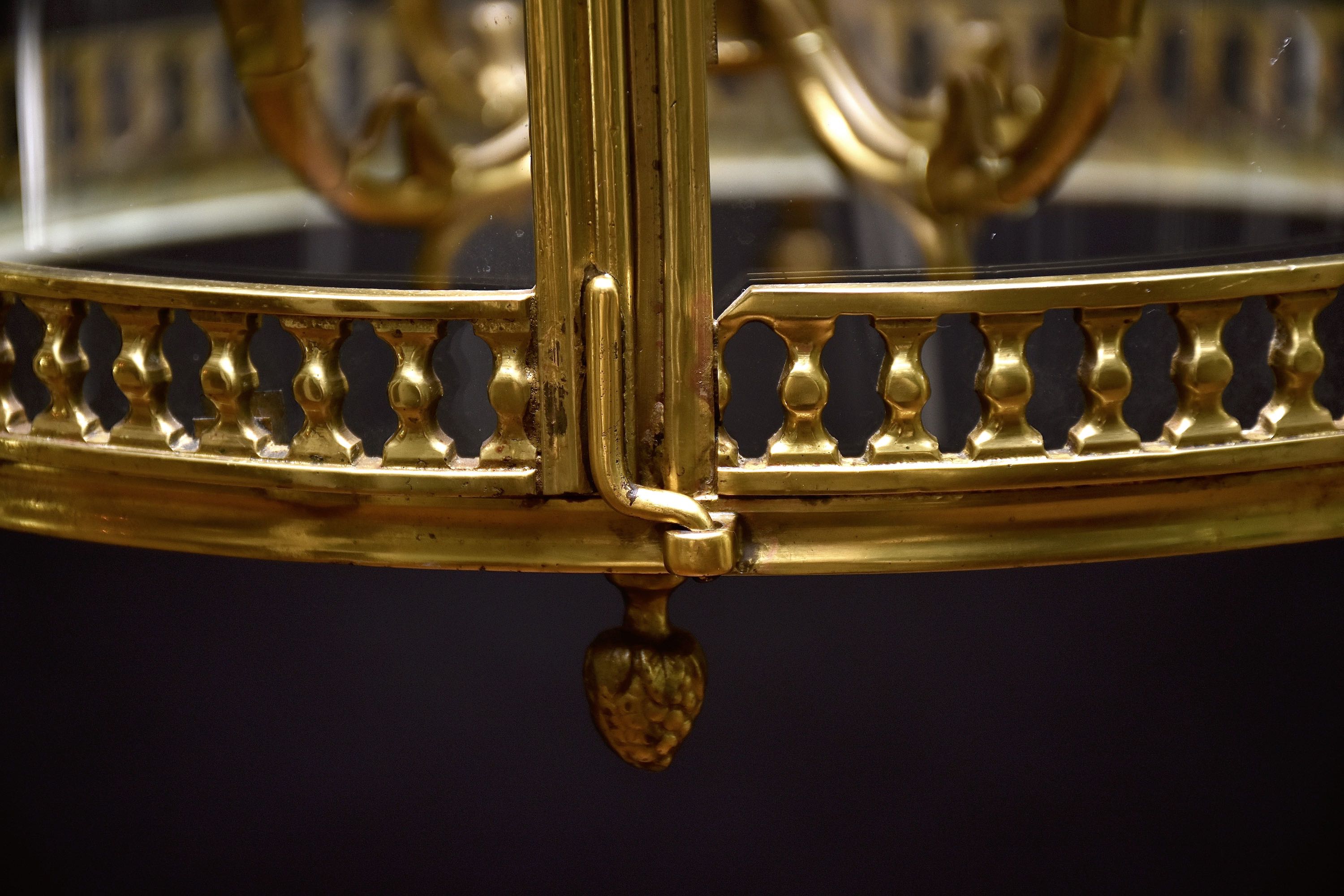 19th c. French lantern in the style of Louis XVI