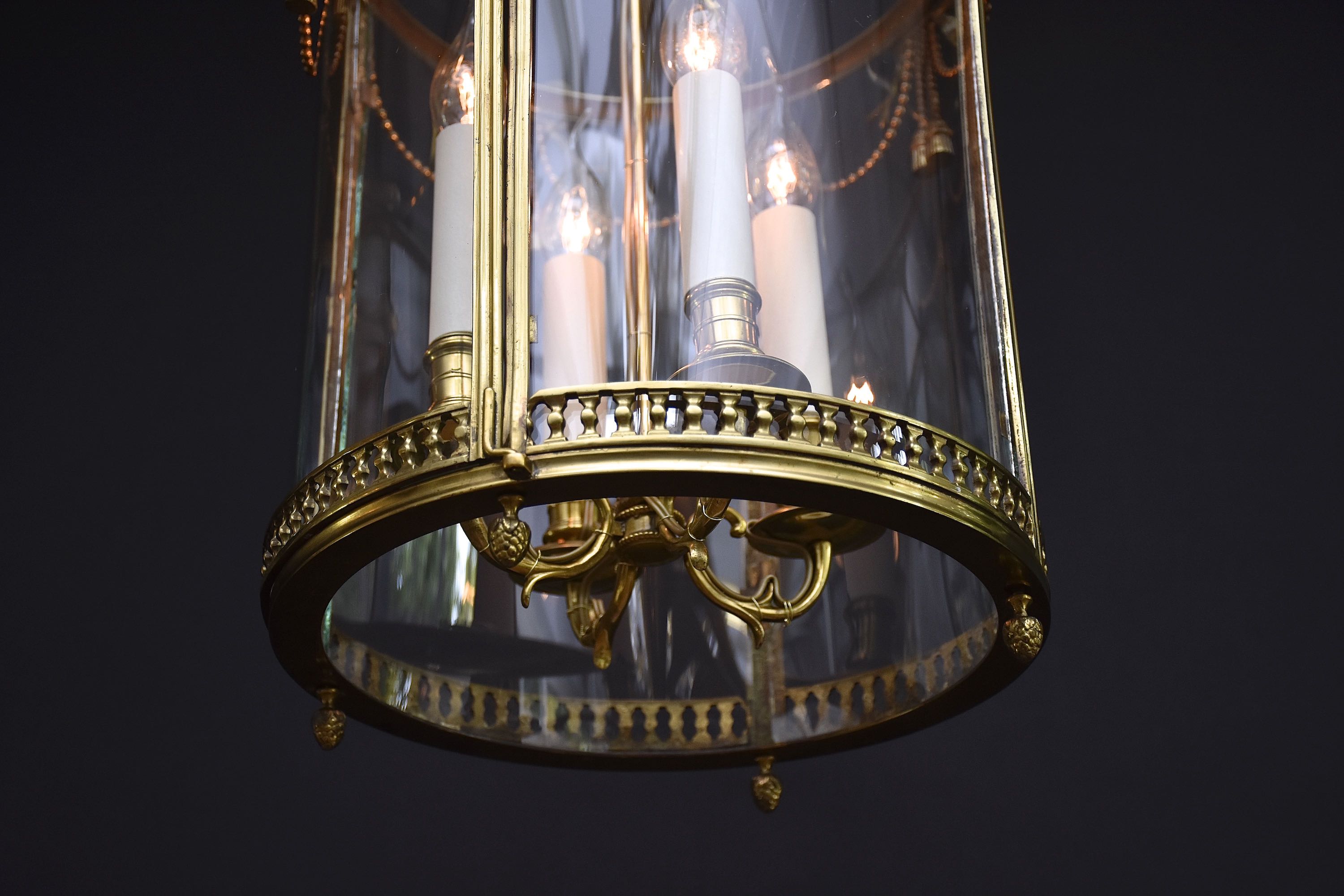 19th c. French lantern in the style of Louis XVI
