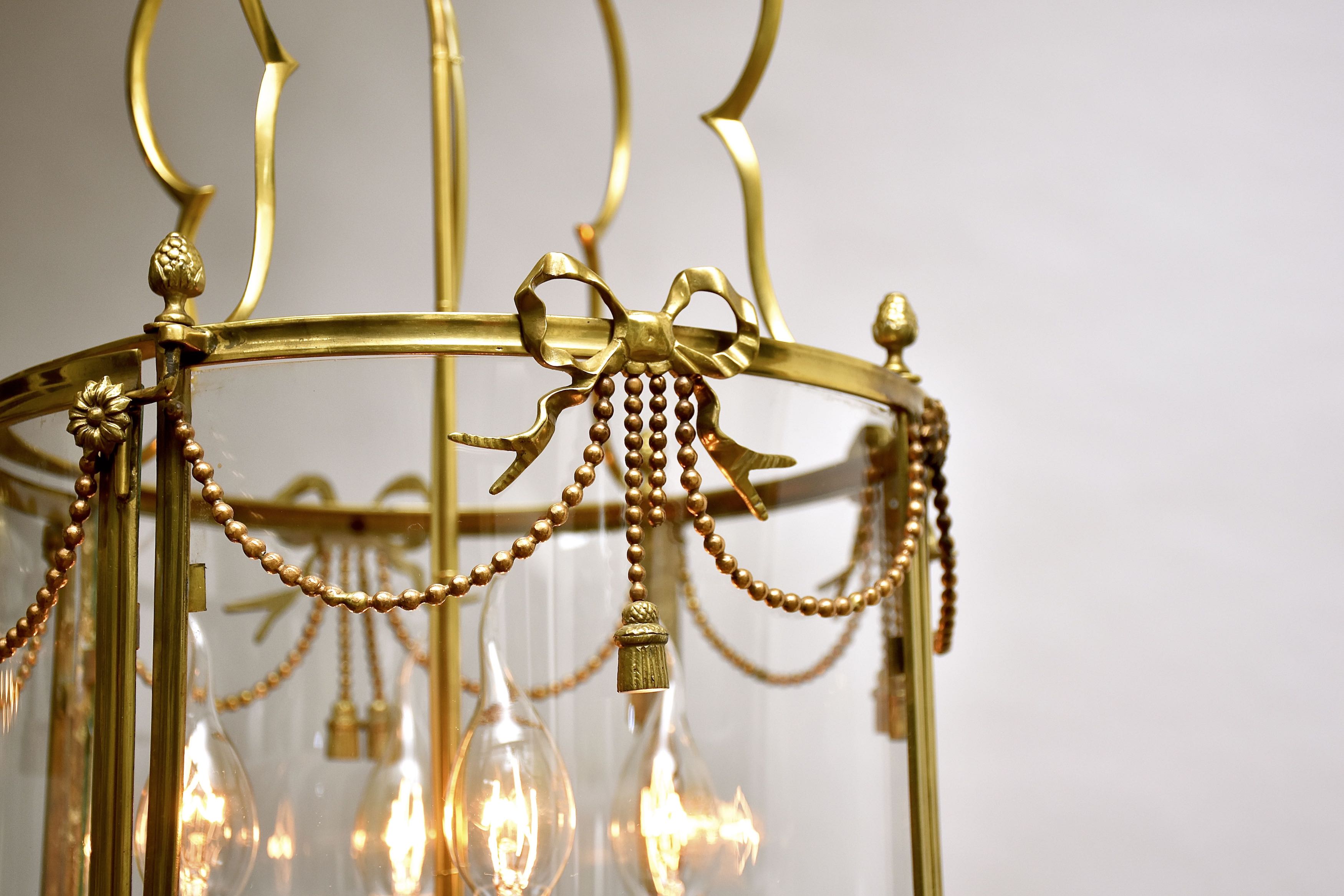 19th c. French lantern in the style of Louis XVI