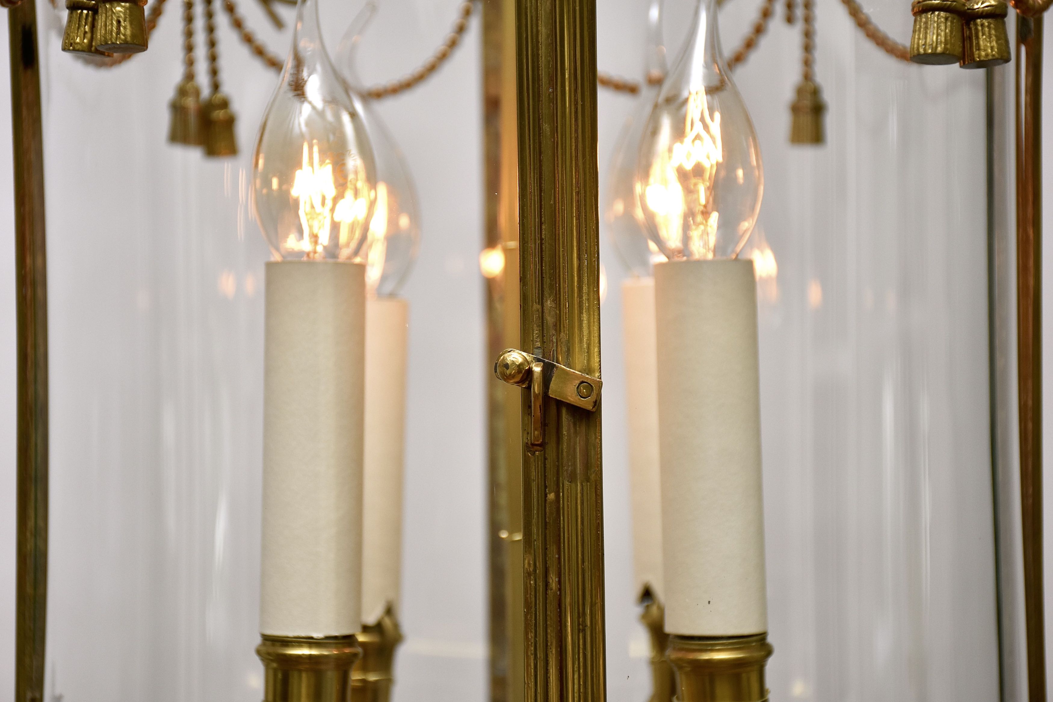 19th c. French lantern in the style of Louis XVI