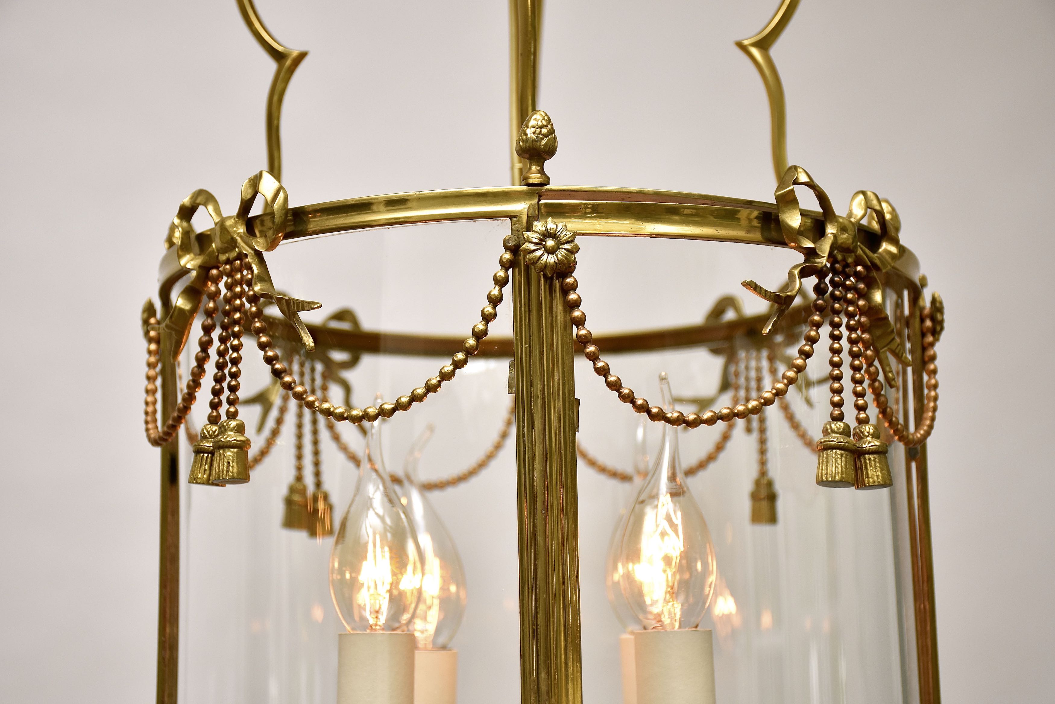 19th c. French lantern in the style of Louis XVI