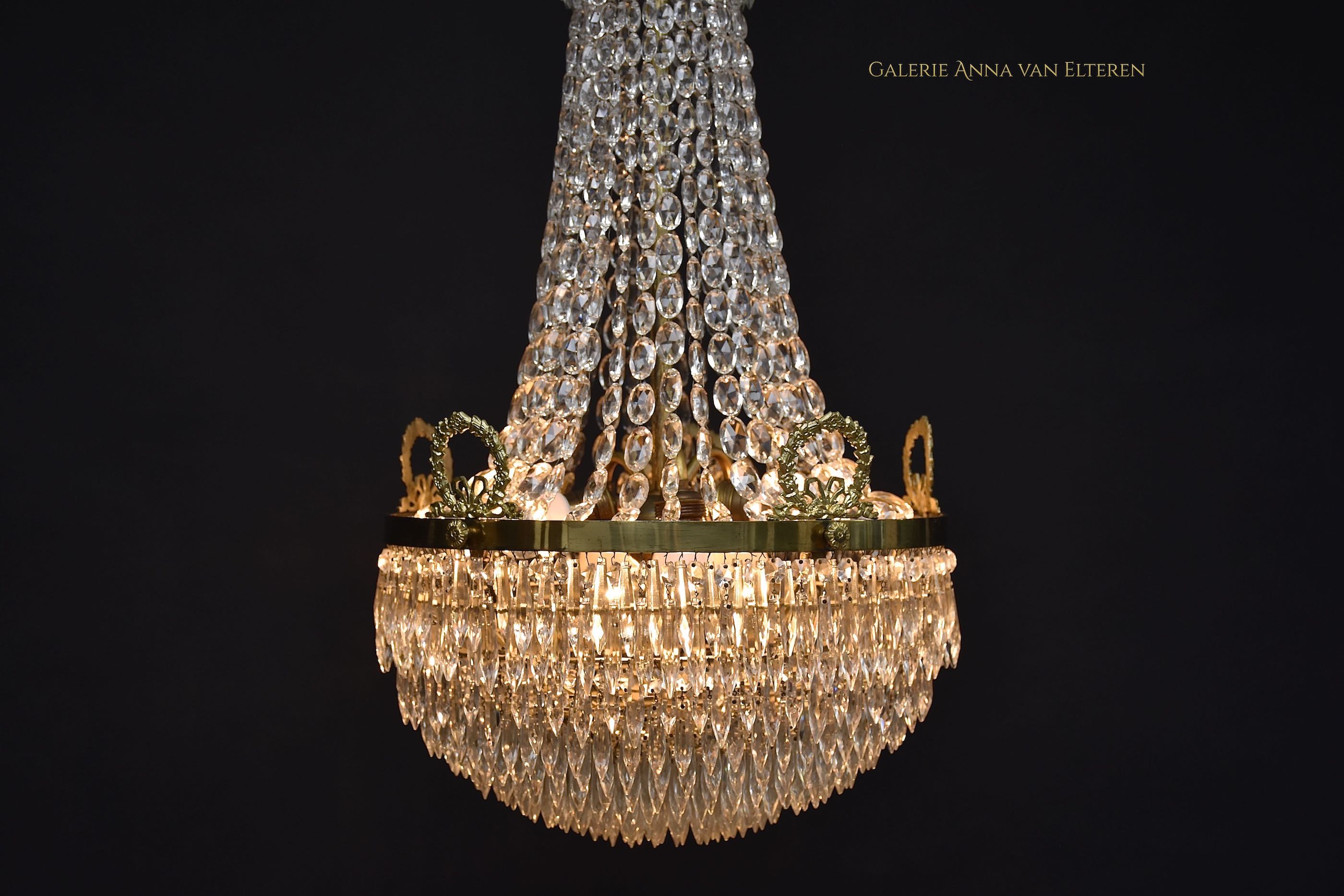 Empire style antique chandelier