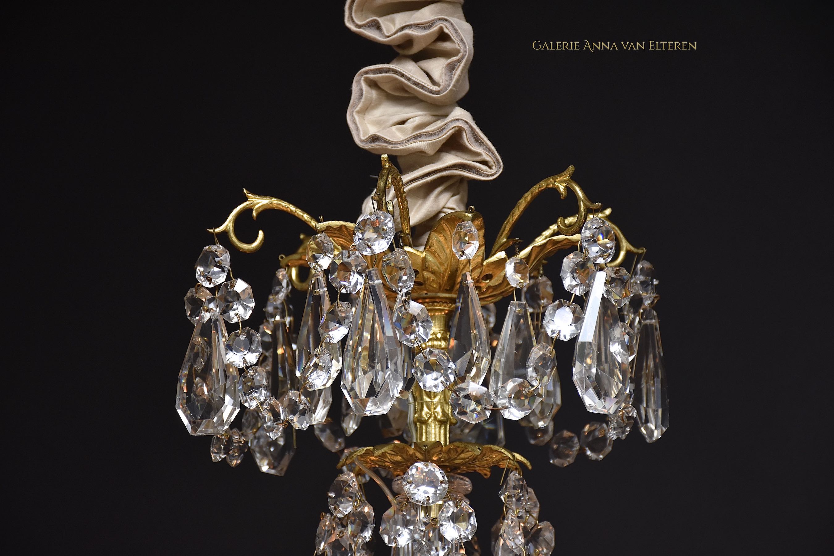 19th c. Baccarat chandelier in style of Louis XVI