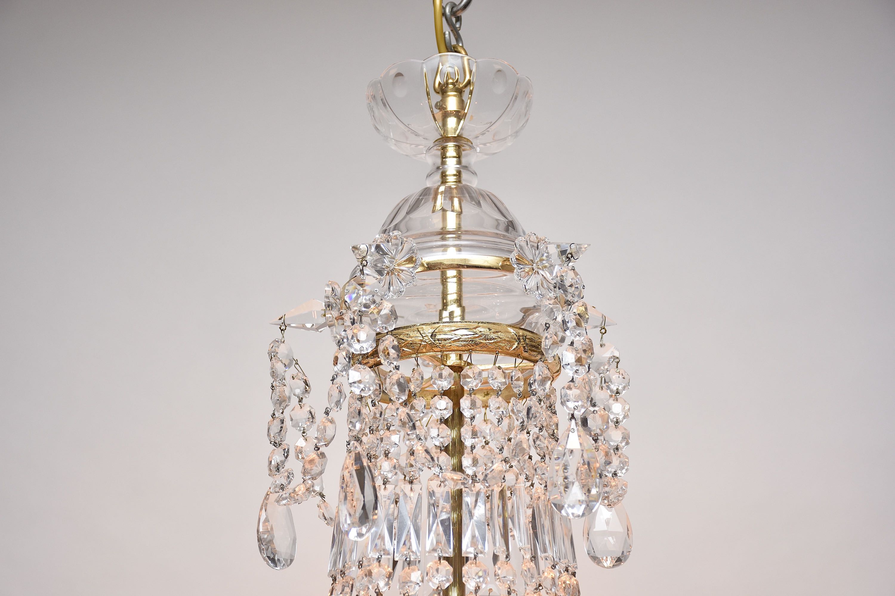 Bohemian chandelier in the style of Empire