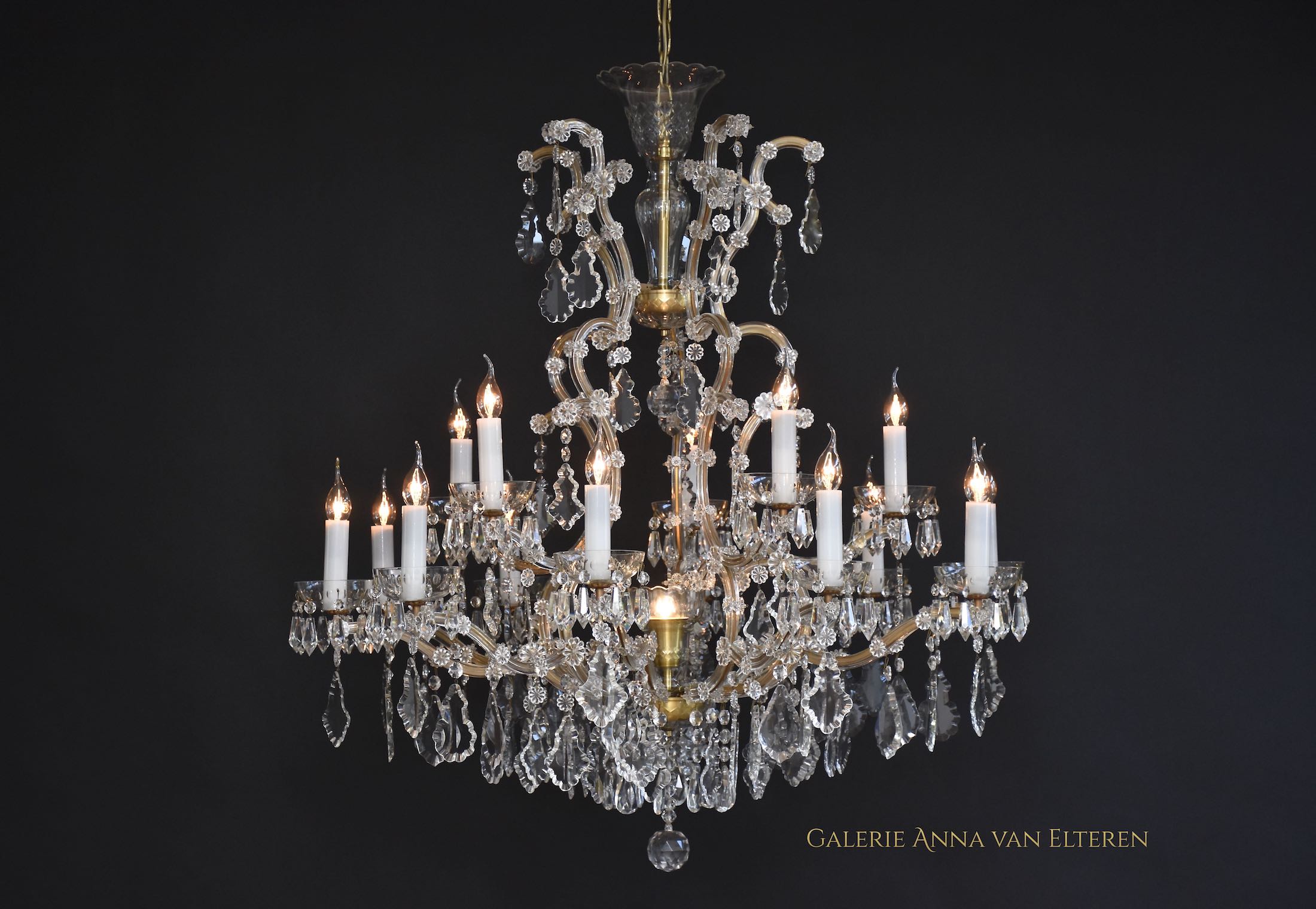 Large Bohemian chandelier 'Maria Theresia'