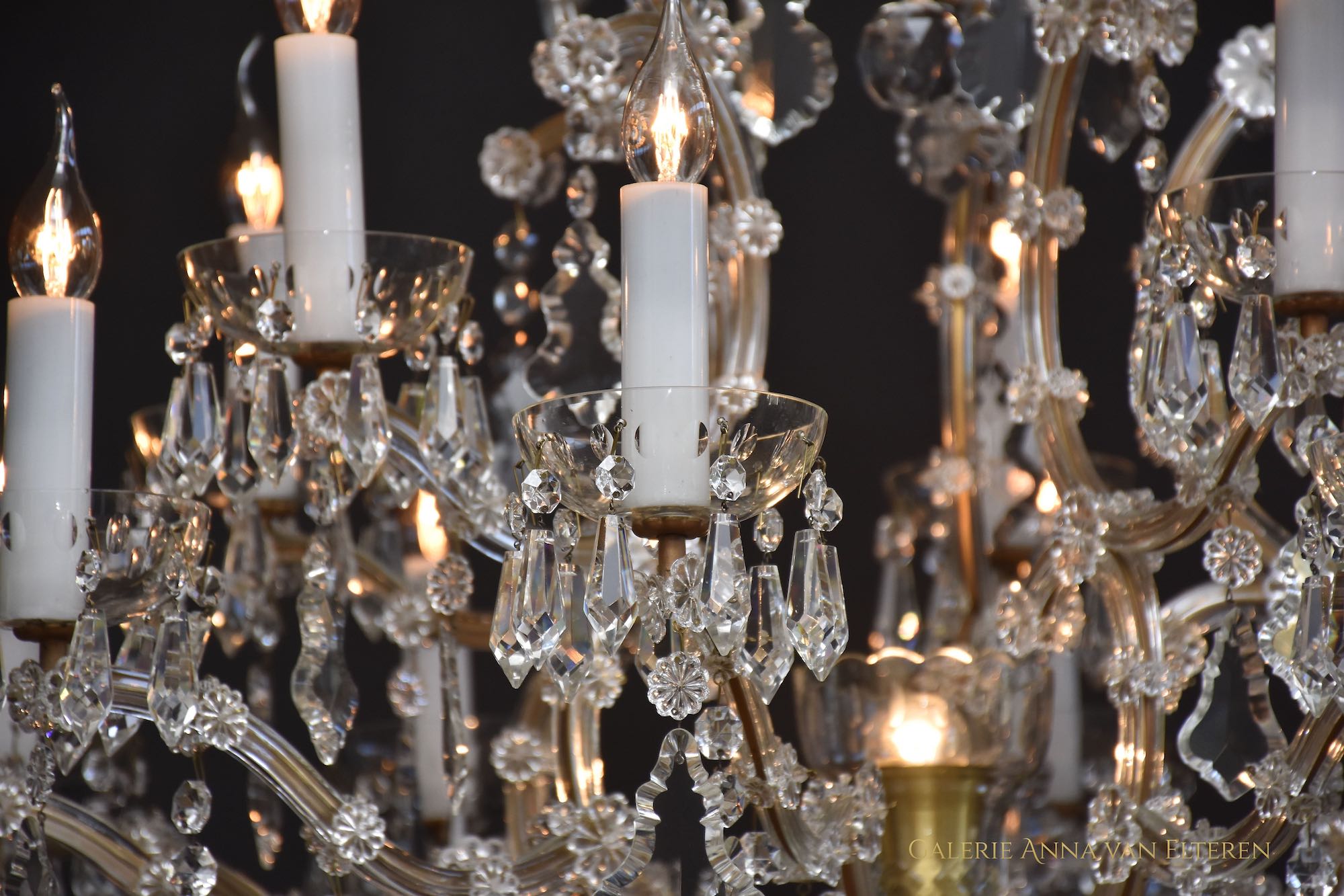 Large Bohemian chandelier 'Maria Theresia'