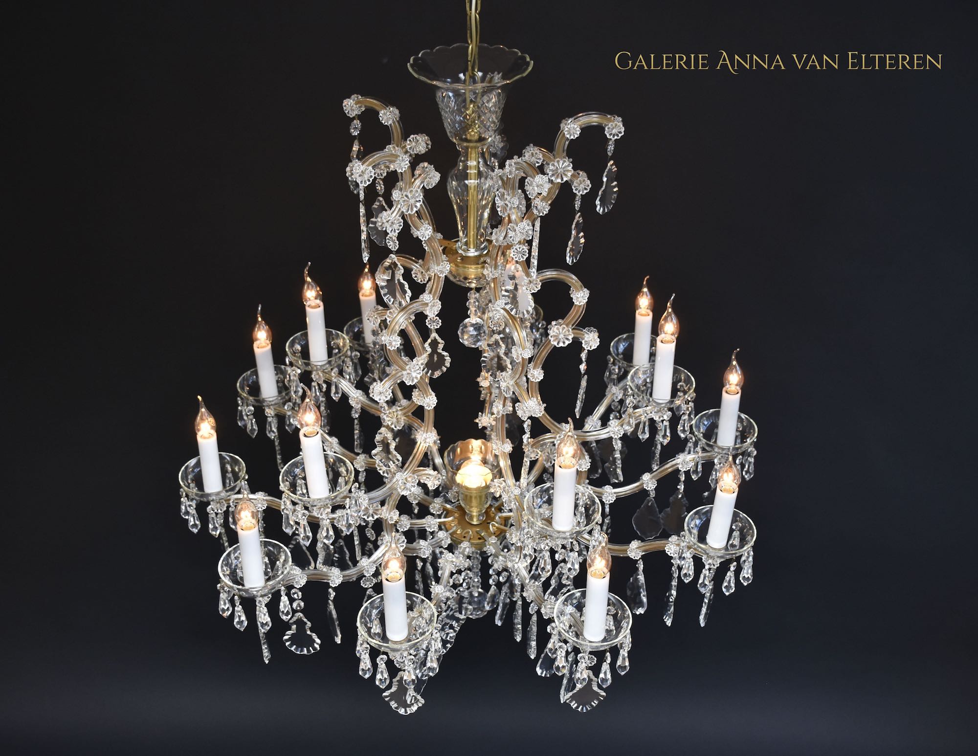 Large Bohemian chandelier 'Maria Theresia'