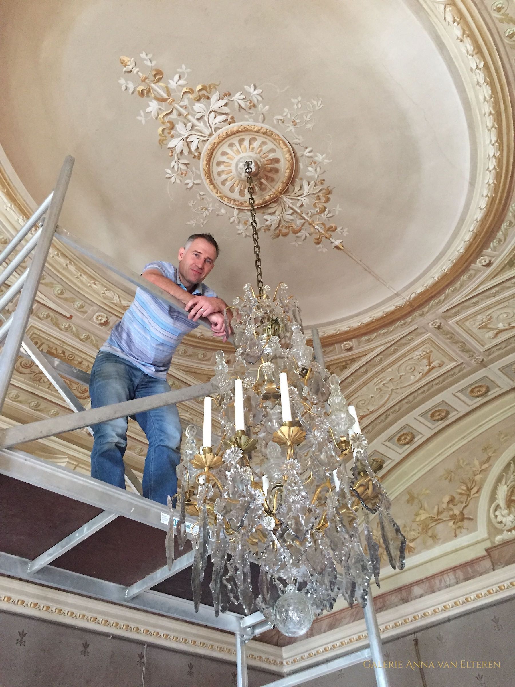 18th century gilt bronze chandelier