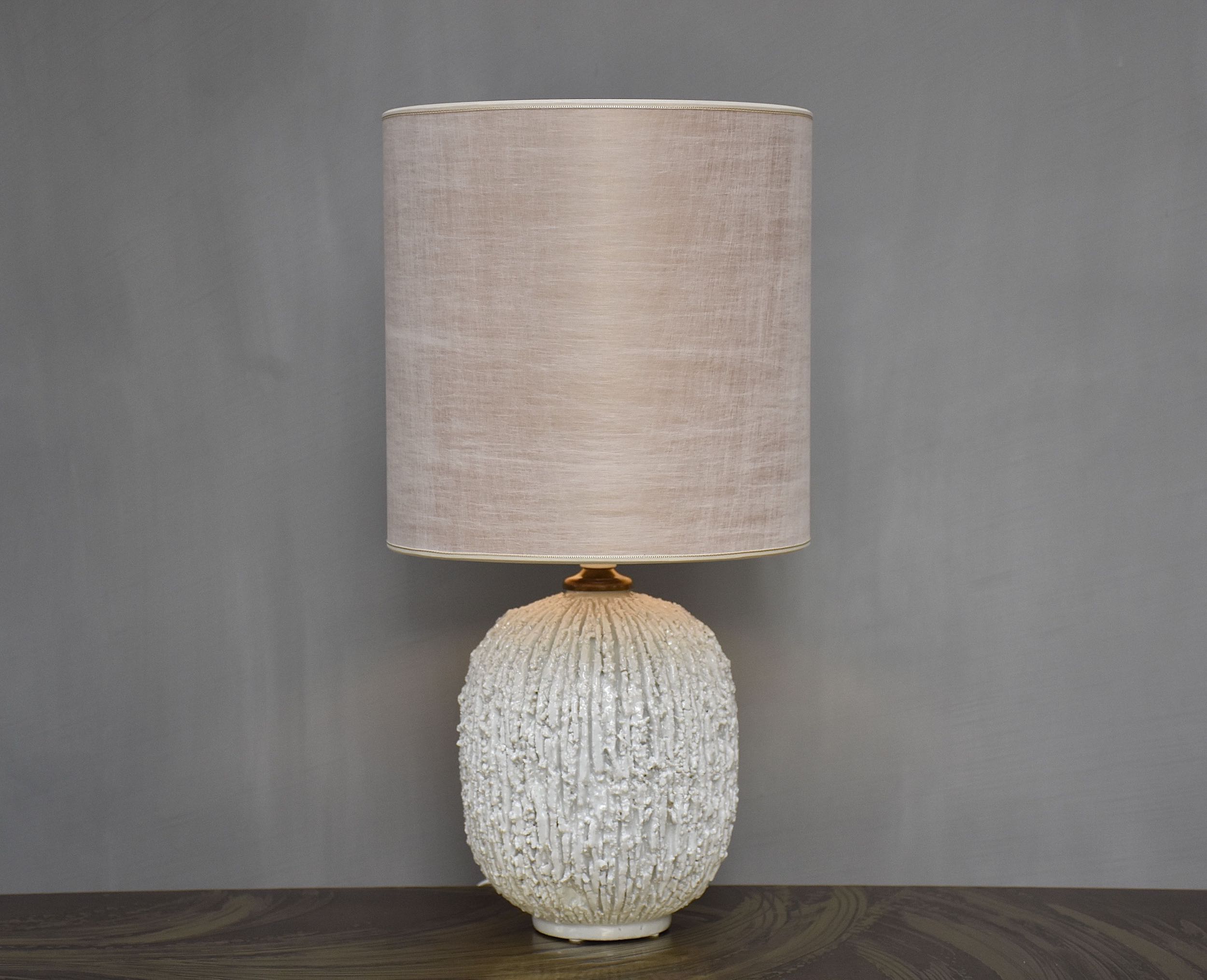 Scandinavian modern table lamp 'Chamotte' by Gunnar Nylund