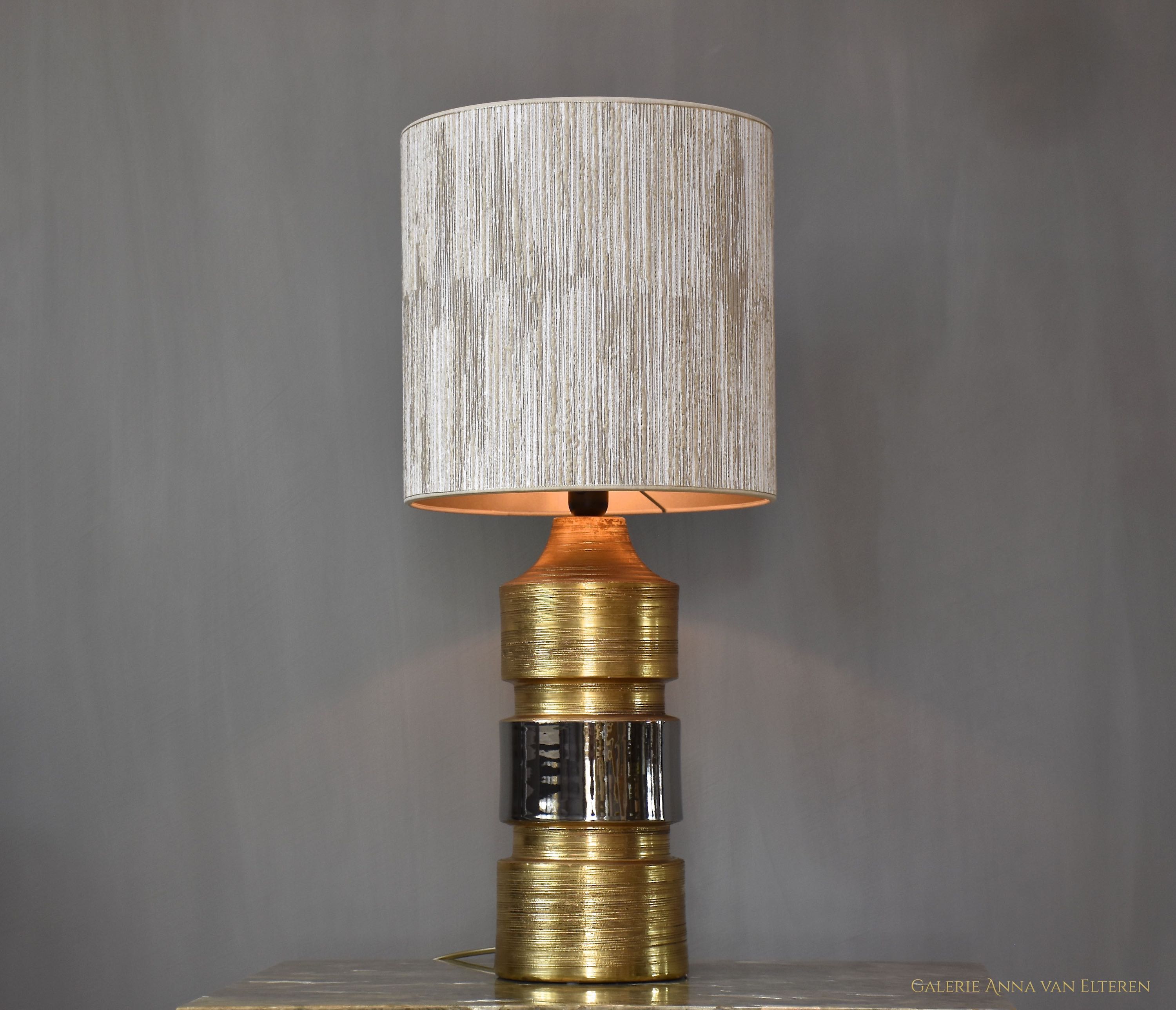 Mid-century large ceramic table lamp by Bitossi