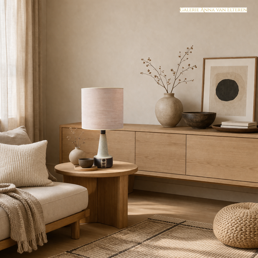 Set mid-century Deense tafellampen van Marianne Starck