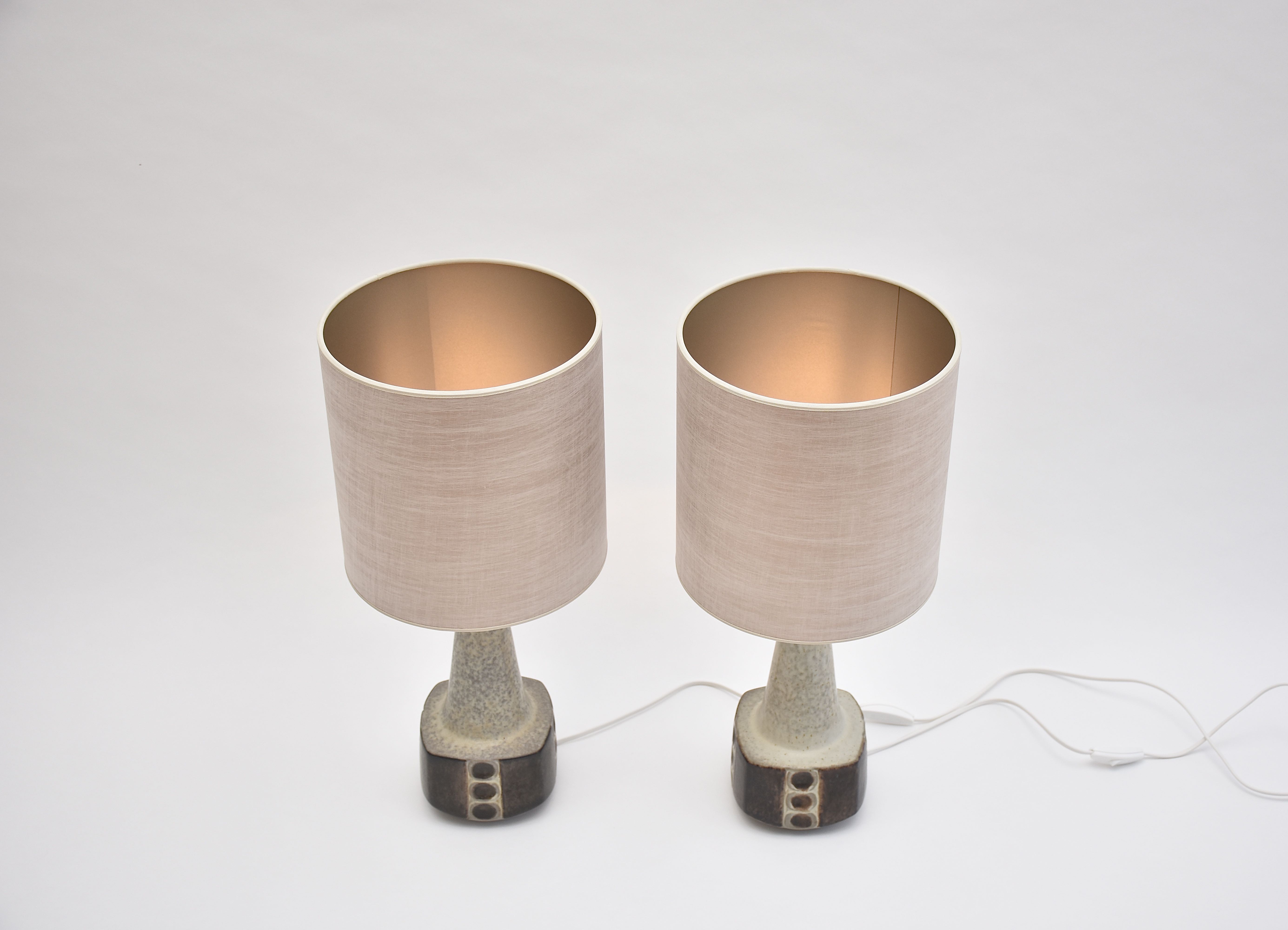 Set mid-century Deense tafellampen van Marianne Starck