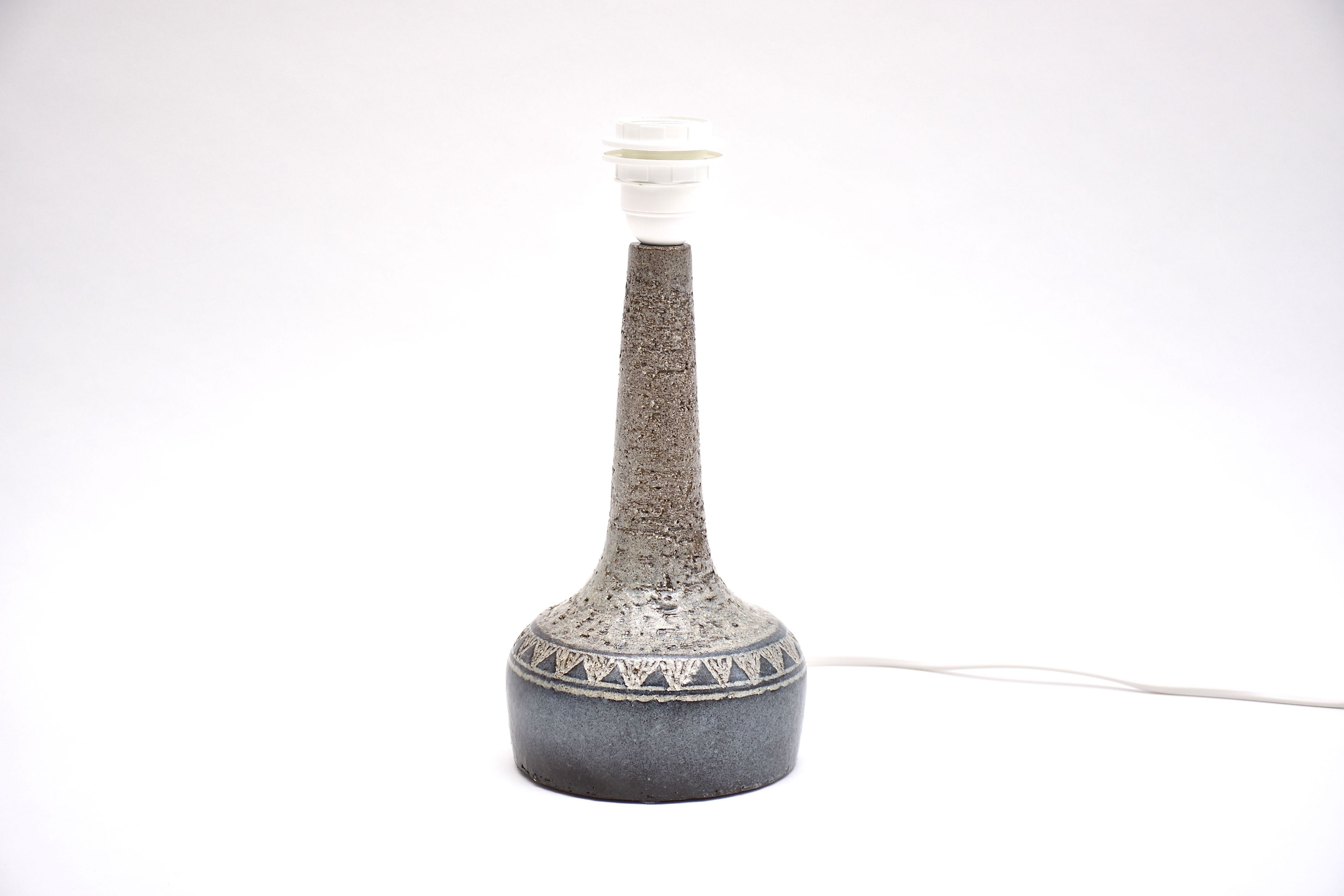 Mid-century Deense keramische tafellamp van F. Sejersen